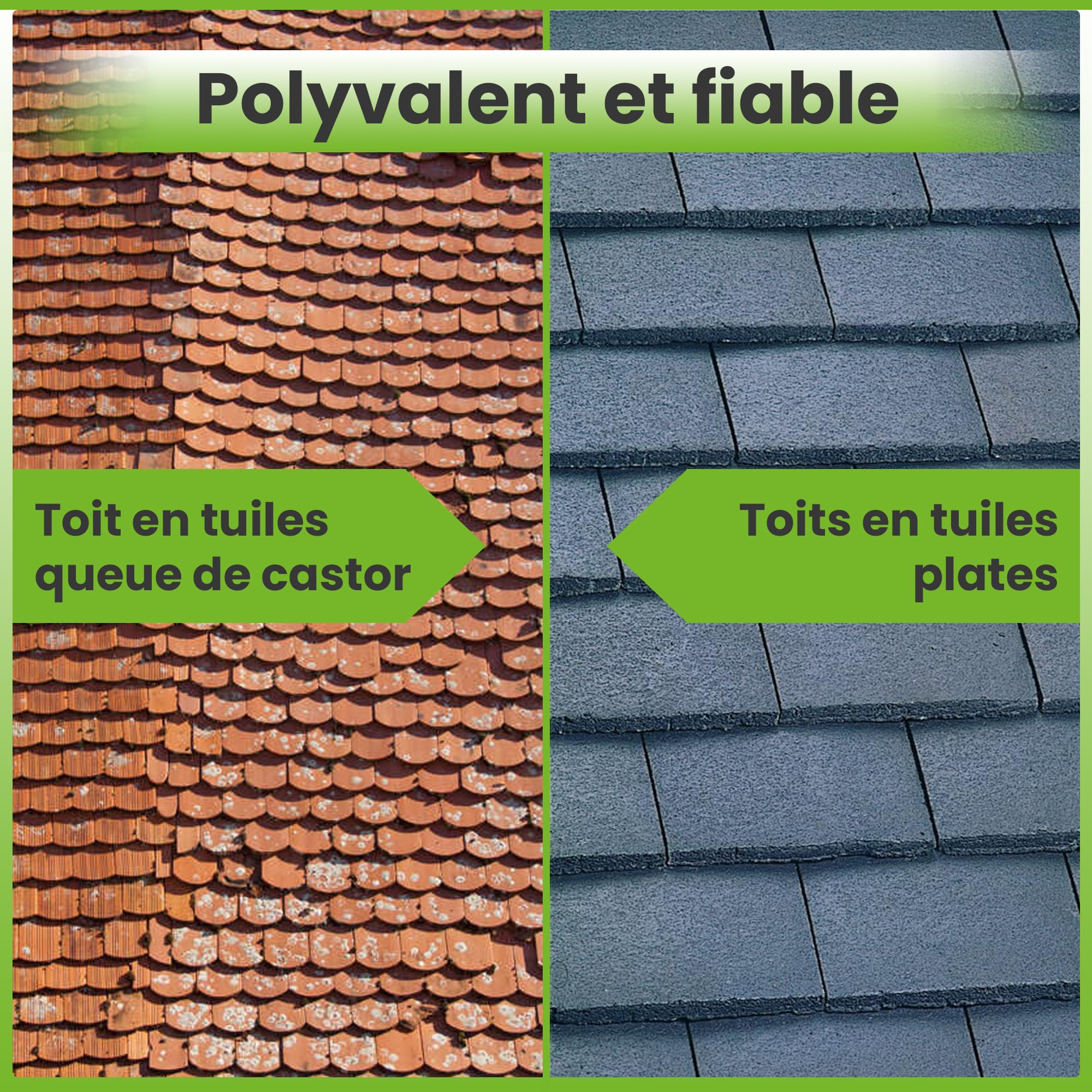 4 pièces. Offgridtec© - Crochet pour toit en acier inoxydable V2a, pour montage mural de panneaux solaires sur tuiles à queue de castor