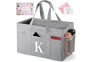 Extra Large Jumbo Canvas Utility Tote Bag For Women, Personalized Birthday Gifts For Mom