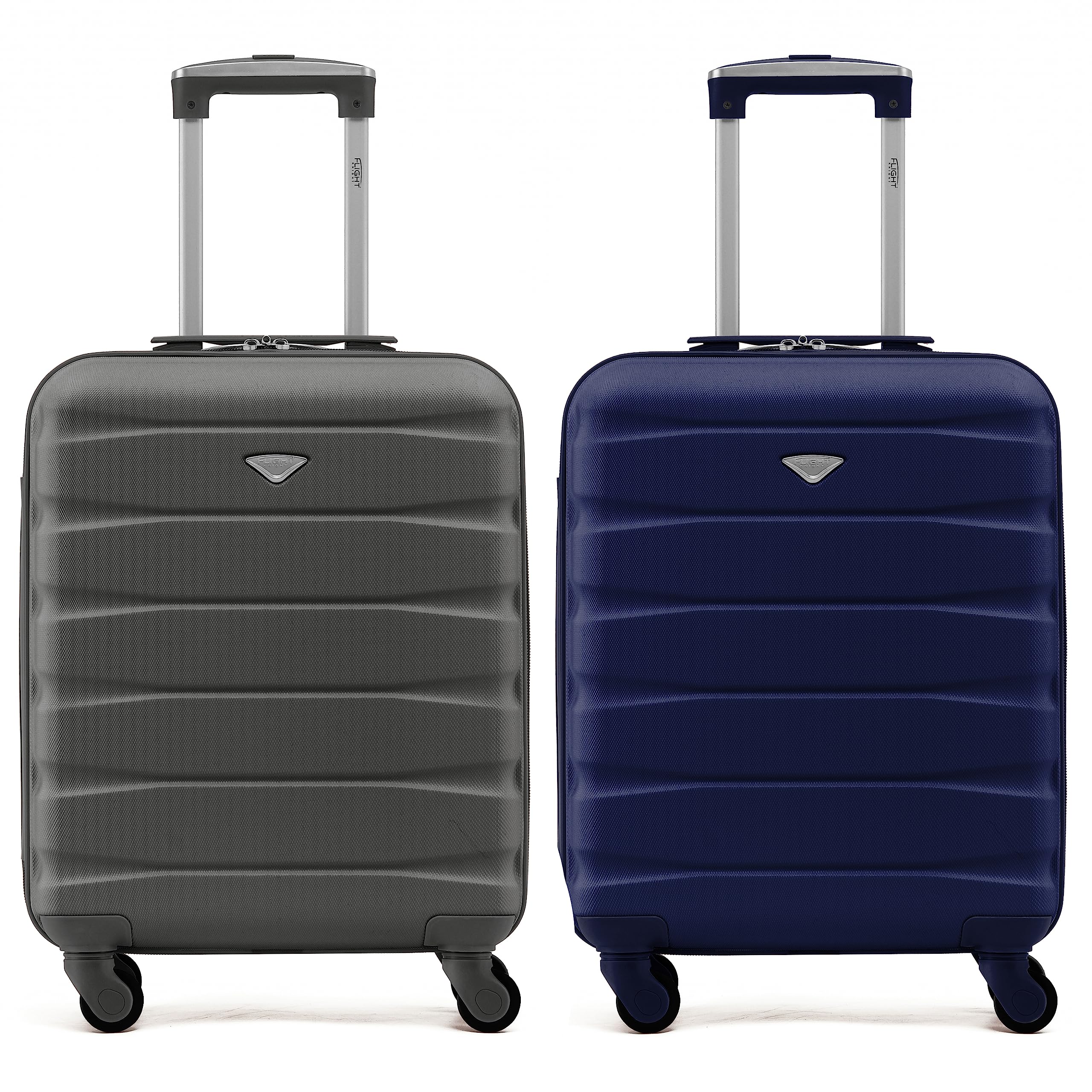 Flight Knight Suitcase Set of 2 Lightweight 4 Wheel ABS Hard Case Cabin Carry On Hand Luggage Approved for Over 100 Airlines Including easyJet, British Airways, Ryanair & Many More 55x35x20cm — view 40