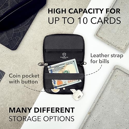 Miniatura 5 de Vaultskin NOTTING HILL - Cartera con cremallera y protección RFID para tarjetas