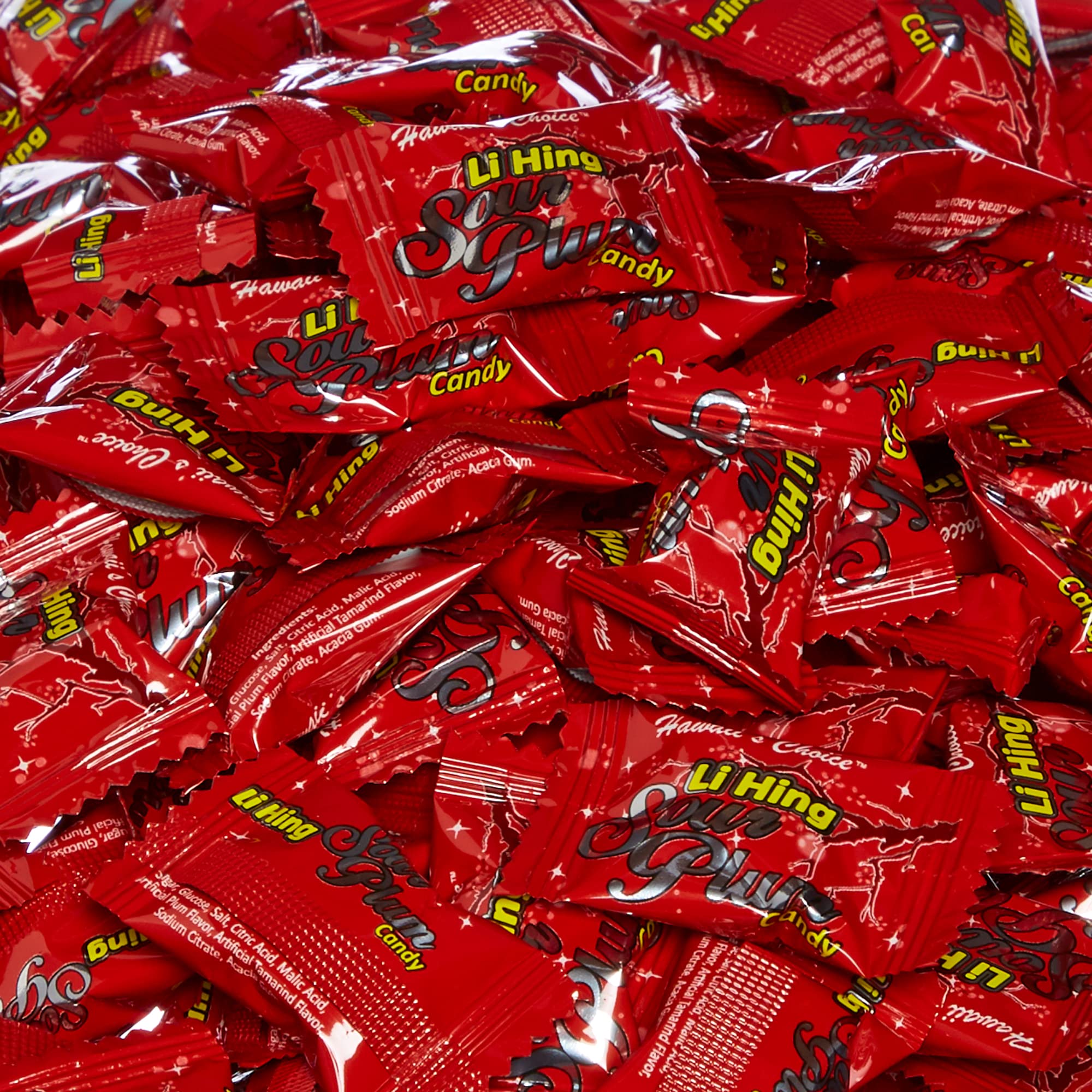Buy Hawaii's Choice Li Hing Sour Plum Hard Candy Bulk 1lb Jar