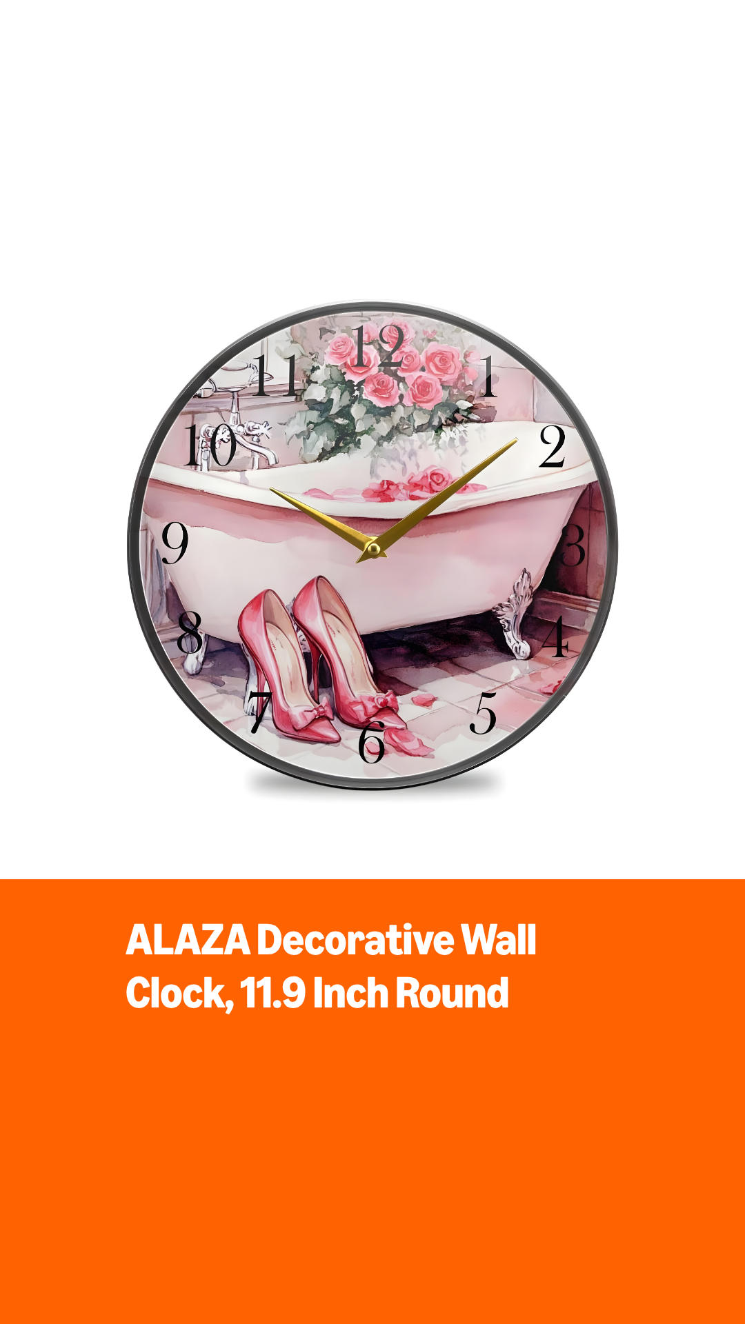 Reloj de Pared Analógico Redondo ALAZA 11.9 in miniatura 7