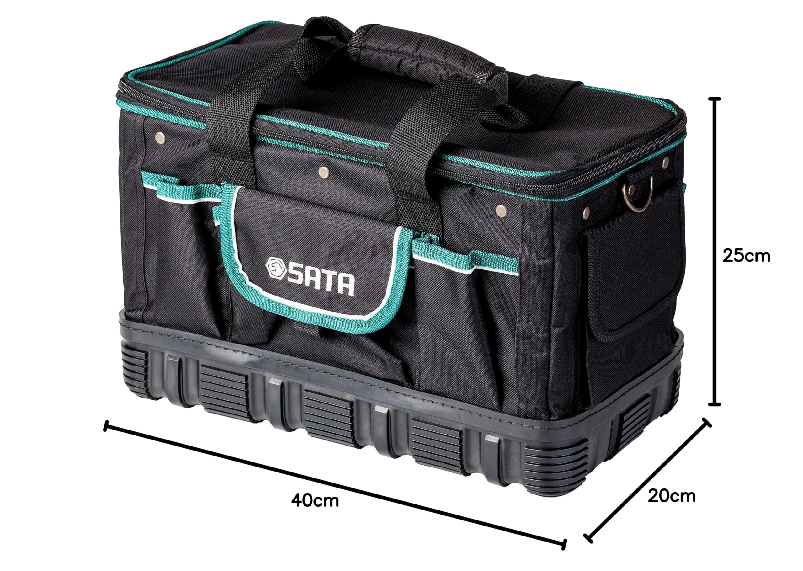 Bolsa Porta-Ferramentas Baú Sata Verde/Preta 16