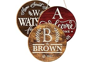 Personalized Round Wood Signs: The Perfect Custom Home Decor
