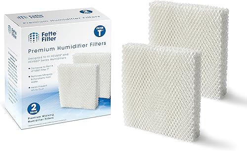 Fette Filter - Filtro T Humidificador Absorción Filtros Compatible con Honeywell HFT600T HFT600PDQ para Honeywell Tower Humidifier HEV615 Series &