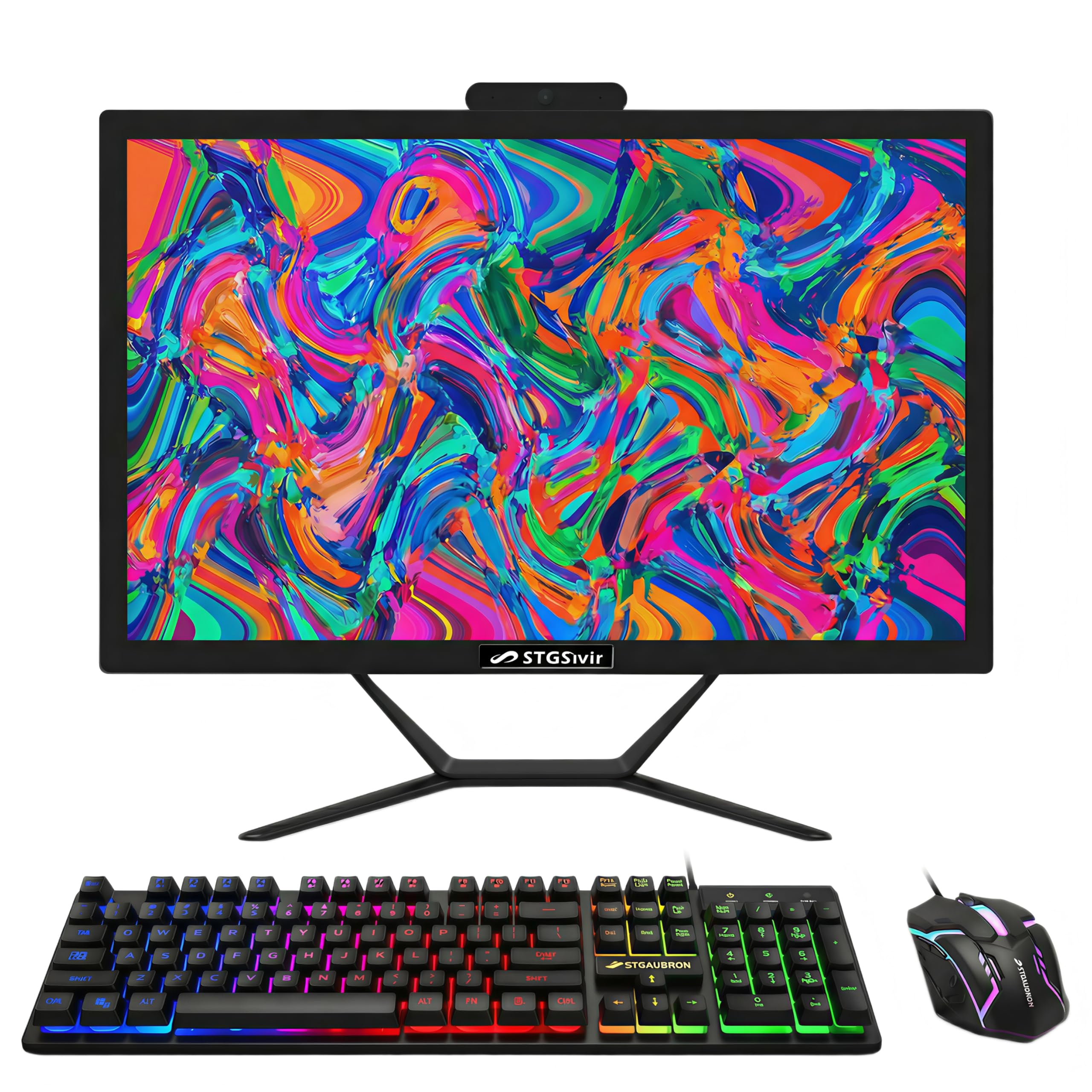 Amazon.com: STGSivir All in One Desktop Computer, 21.5-inch FHD