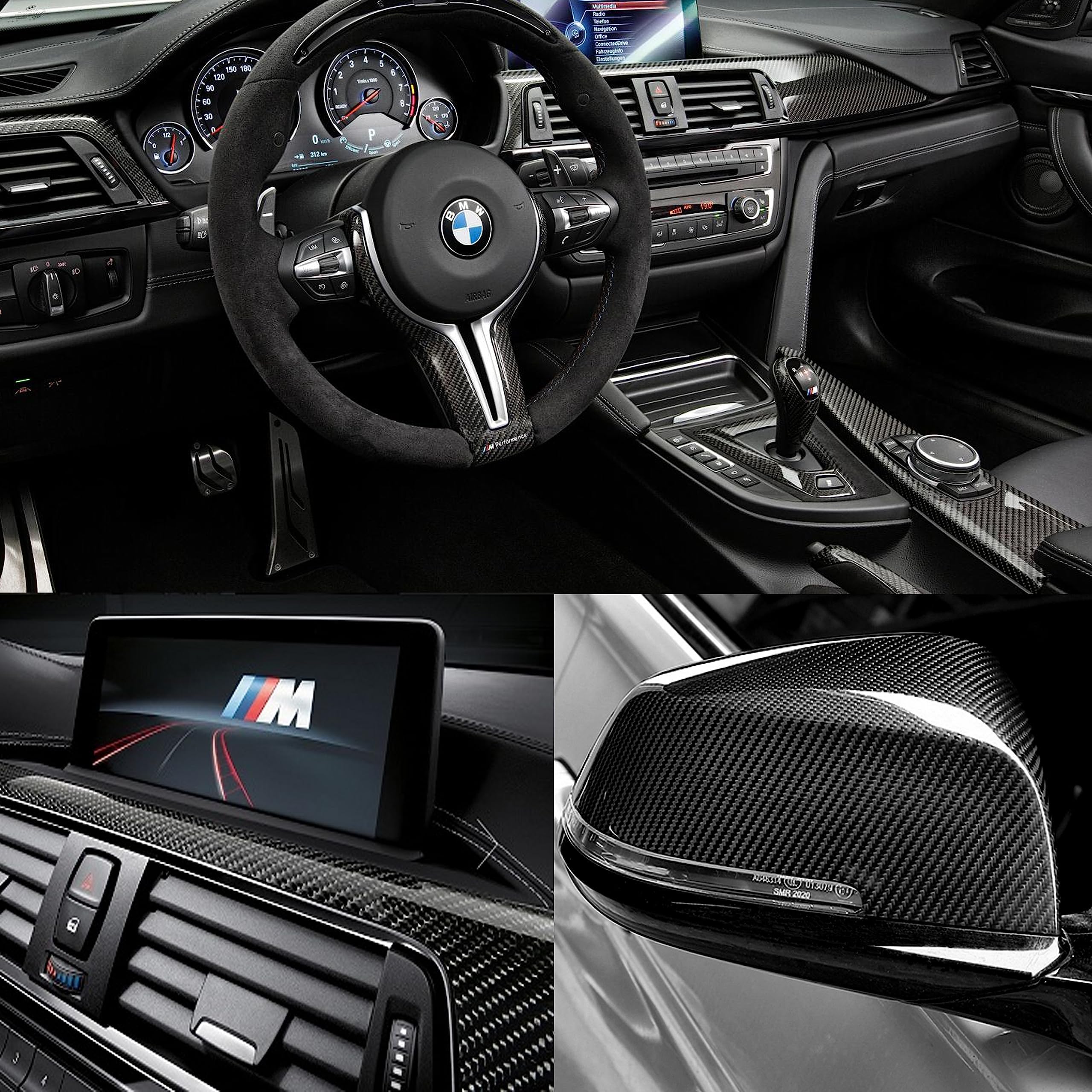 Foneso 6D Carbon Folie 150x30cm - Selbstklebend, Mit Werkzeugset