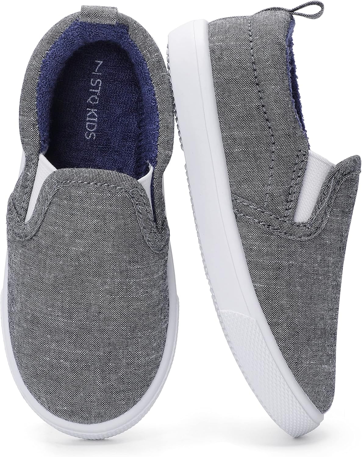 Toddler Slip On Shoes - Comfortable Canvas Loafers