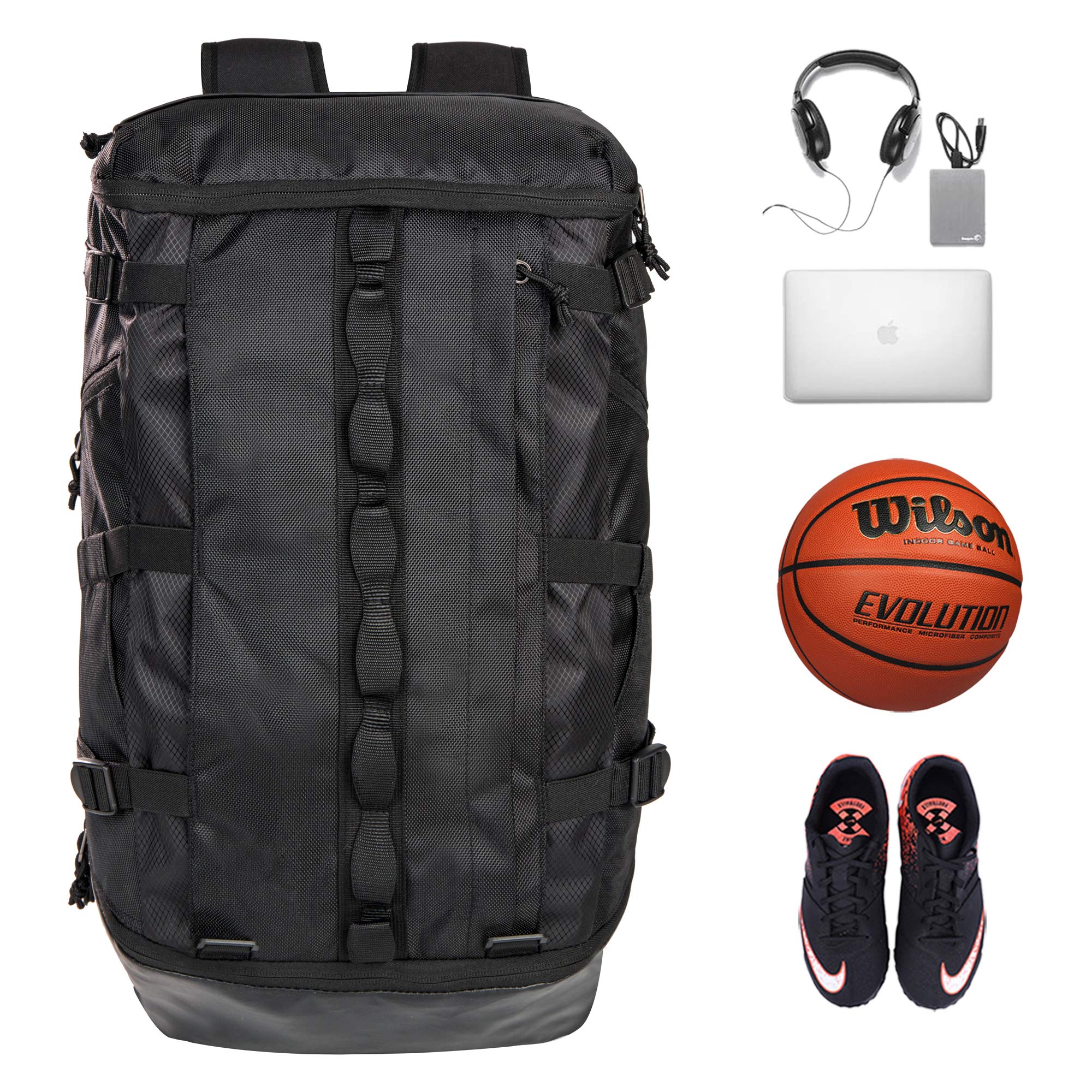 basketball backpacks with ball compartment australia