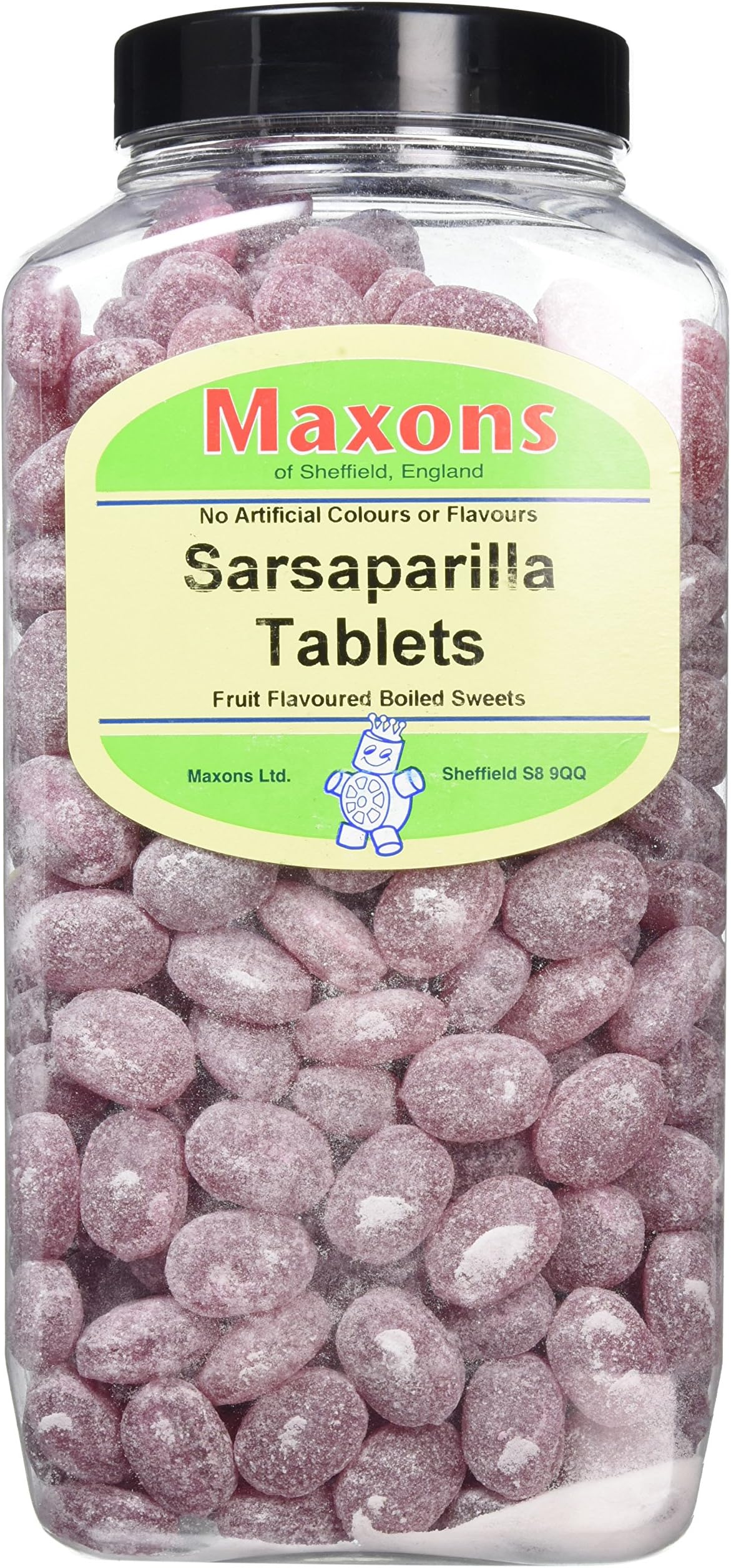 Maxons Sarsaparilla Tablets Jar 3.63 Kg