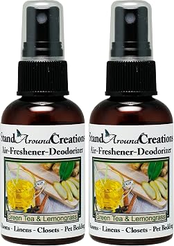 Green Tea and Lemon Grass - Set of 2 - Concentrated Non-Aerosol Air-Freshener - 2-fl oz.