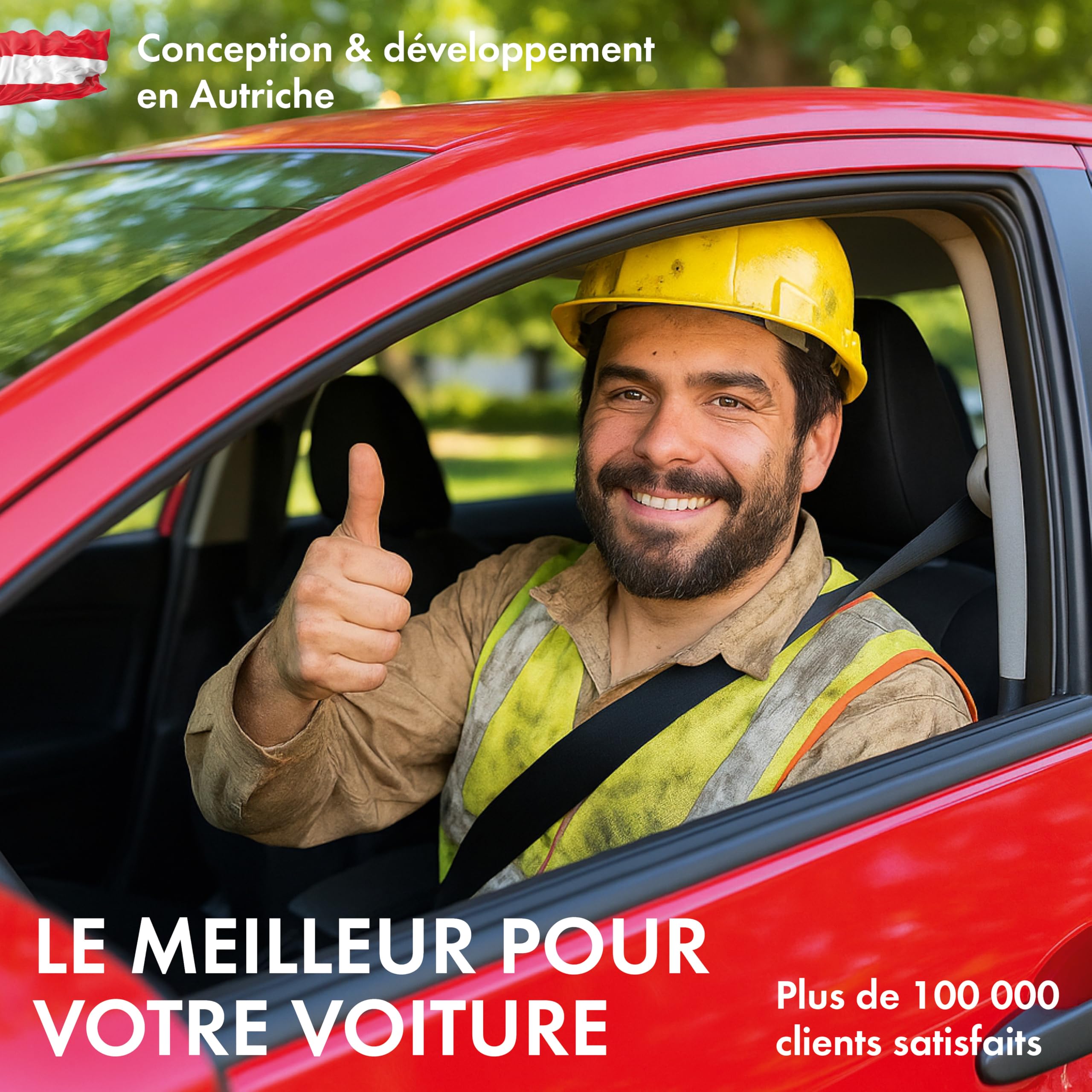 Walser Housse de siège Auto néoprène, Protection de siège Auto étanche, Housse de Protection Universelle pour Voiture/Camion, Noir