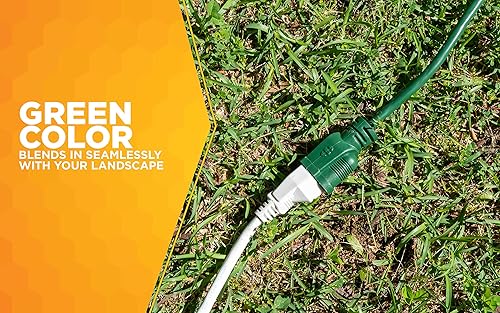 Miniatura 4 de Coleman Cable 23538805 Juego de cables, 163 80' SJTW Verde