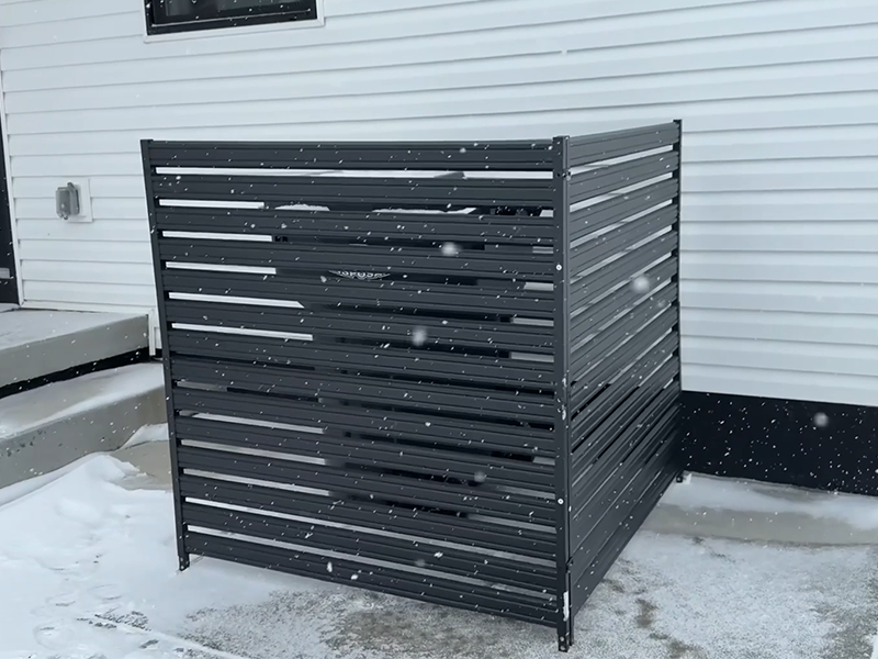 Amazon.com : 1 Panel No-Dig Metal Privacy Fence Screen, 60
