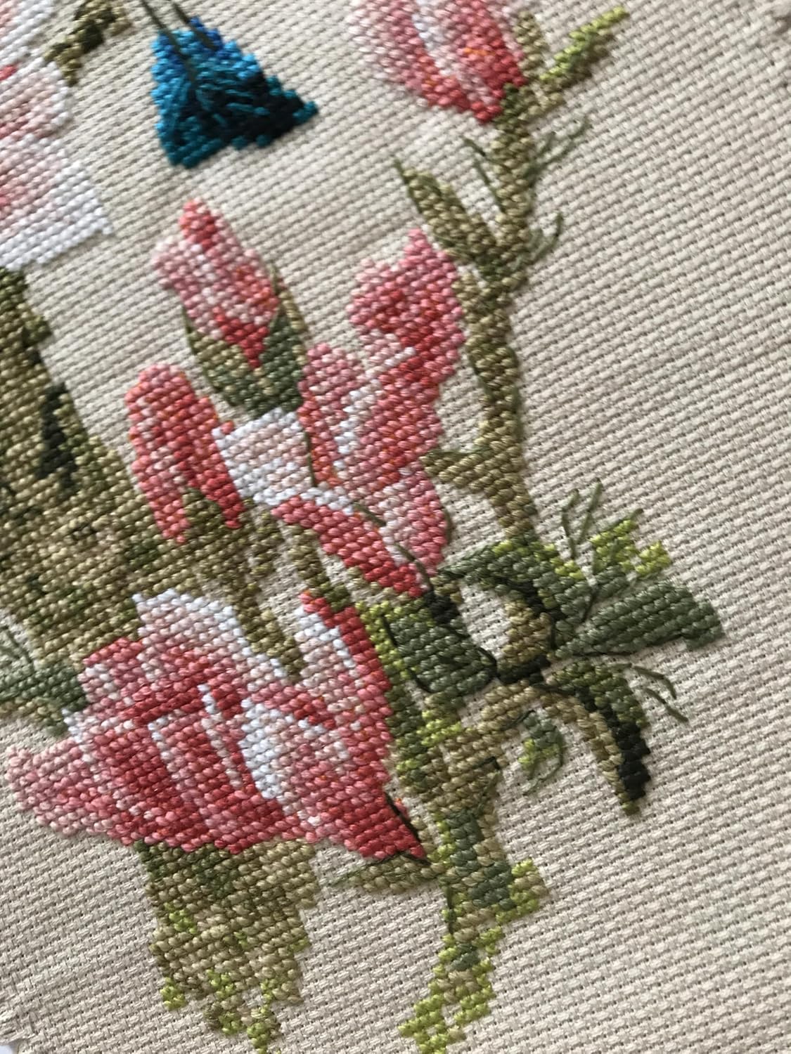 RIOLIS - Tropical Bird 1905, Floral Cross Stitch Kits 7.5"X35.5", Cross Stitch Kits for Beginners & Advanced, Crossstitching Kits Adult, Counted Stitching Kits, Flowers Embroidery Kit