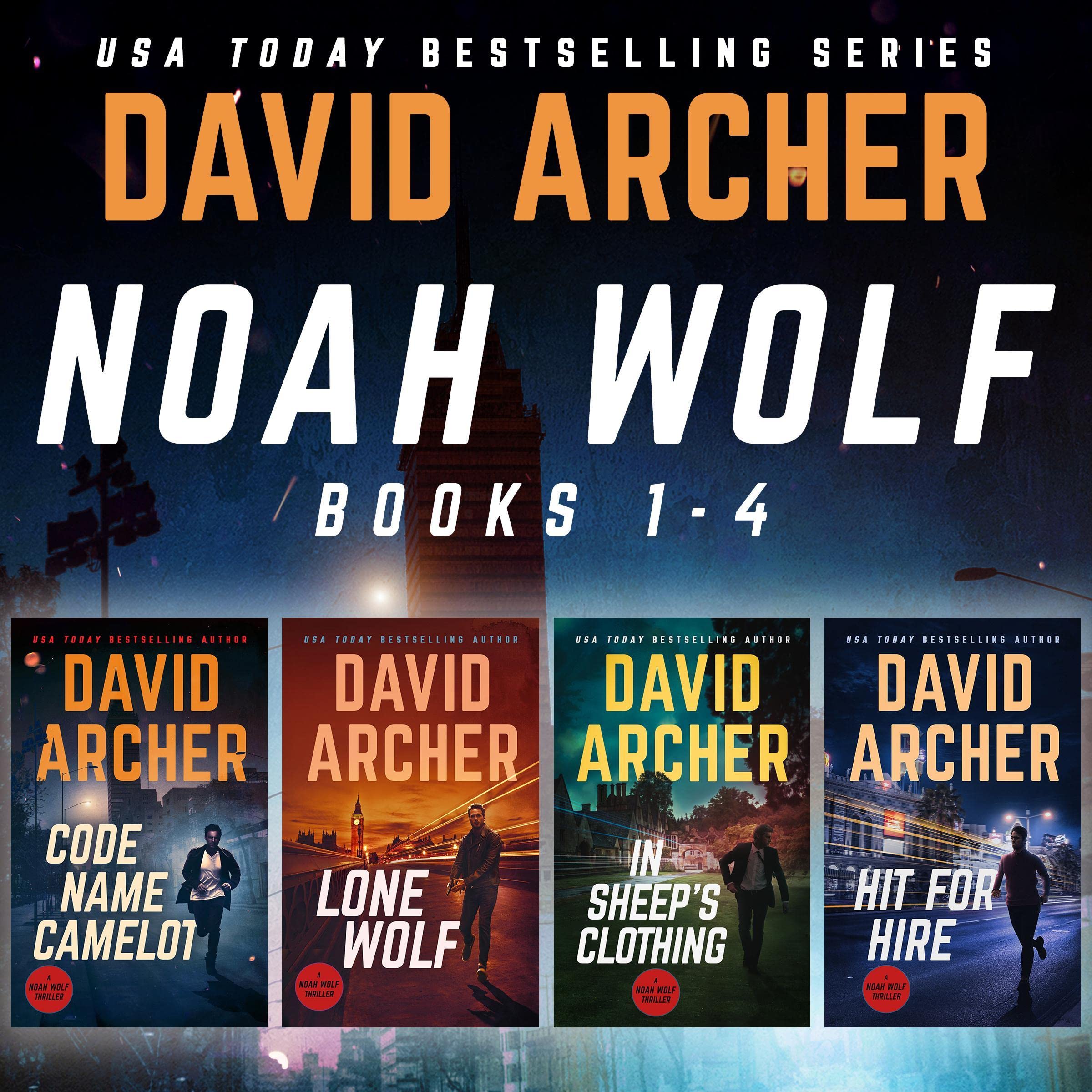 Cover art for Noah Wolf Series, Books 1-4