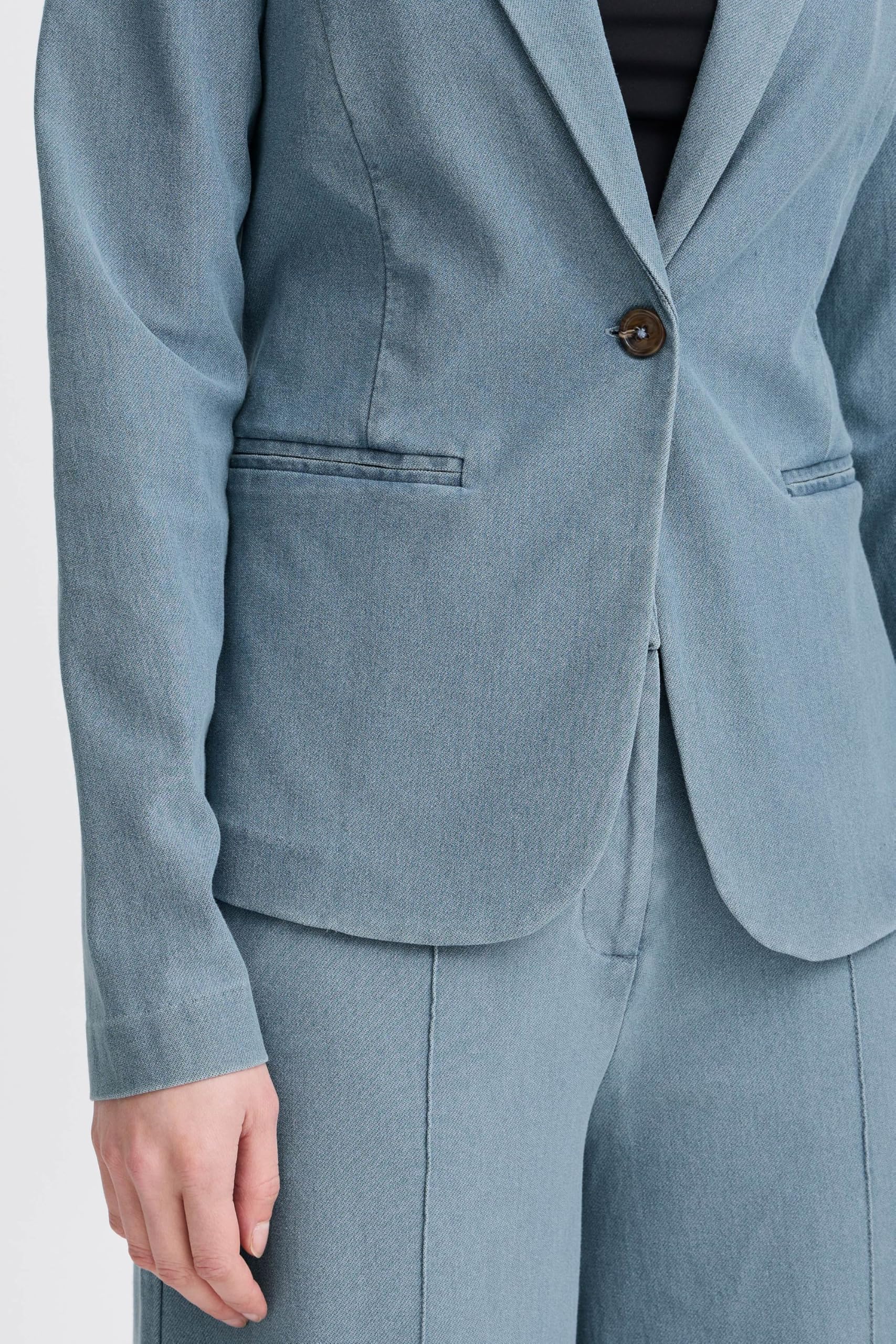 ICHI IHKATE Damen Blazer Longblazer/Kurzblazer Jacke Regular fit