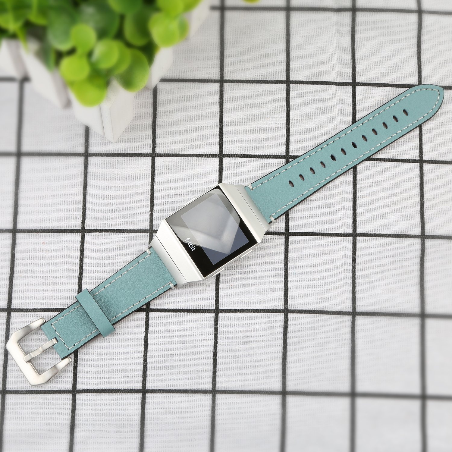 Cinturino Sportivo Fibbia Metallo Cinturino Silicone Per Fitbit Ionic - Ricambio Con Fibbia Metallica, Regolabile, Resistente All'acqua, Unisex Bracciale Silicone Ionic