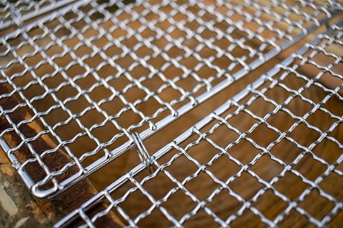 Miniatura 2 de Family 3-Pack – The Original Bushcraft Grill – Malla soldada de acero inoxidable de alta resistencia (Campfire Rated) – Expedition Research LLC, USA