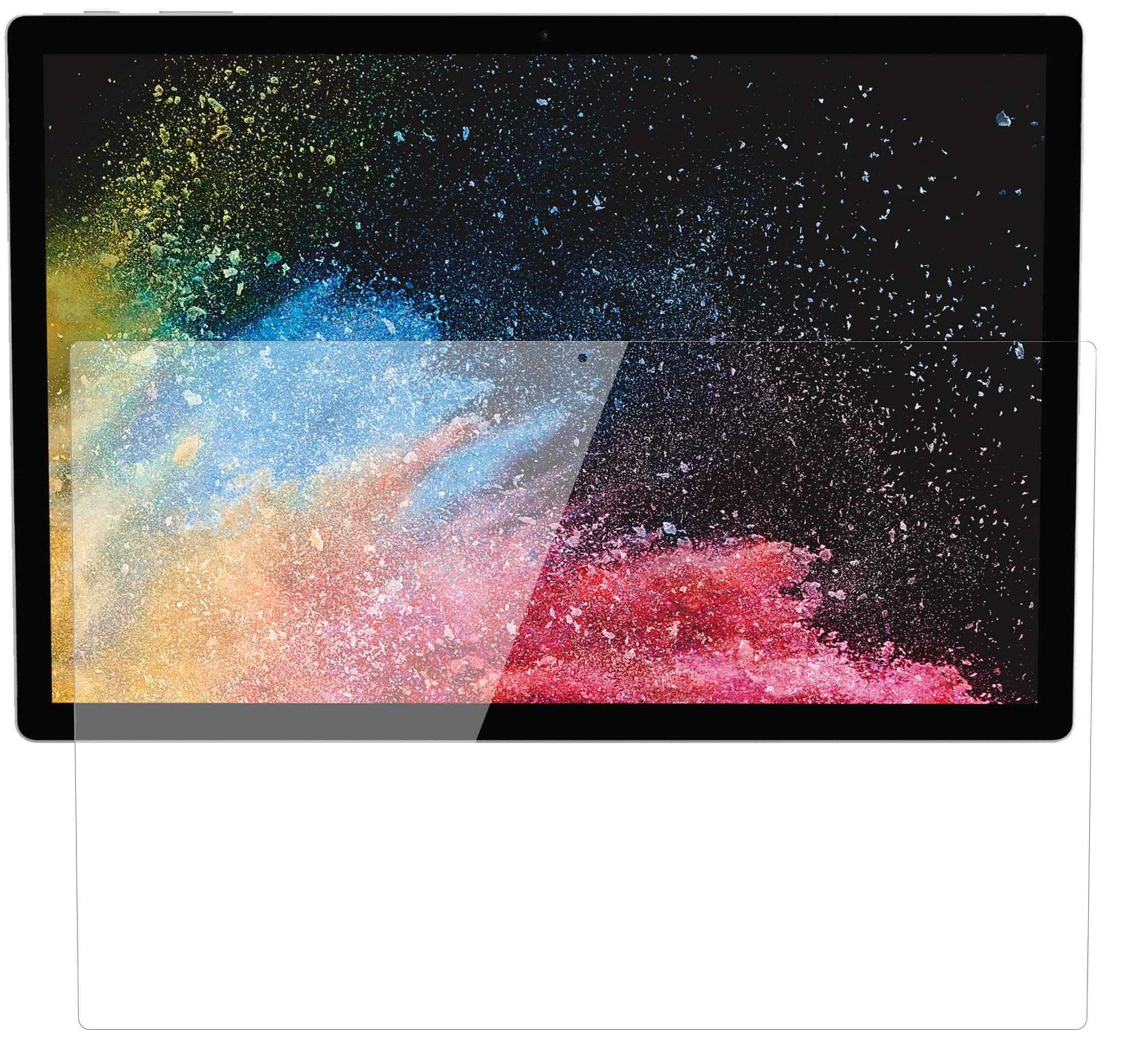dipos 2x Pellicola Protettiva 9H per Microsoft Surface Book 3 15 Zoll | Non si rompe e non si scheggia, non è vero vetro, Anti-Shock, si adatta perfettamente, antigraffio, senza bolle, autoadesiva