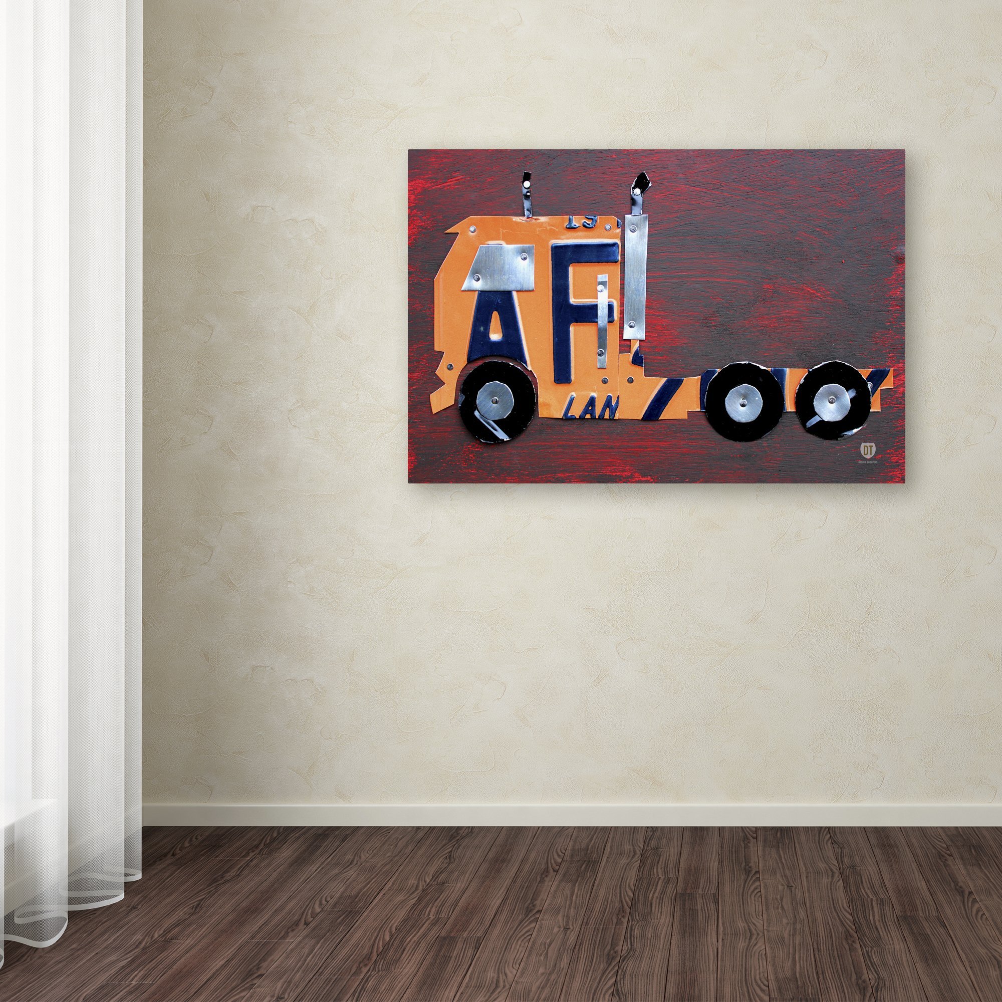 Semi Truck by Design Turnpike, 22x32-Inch Canvas Wall Art : Amazon