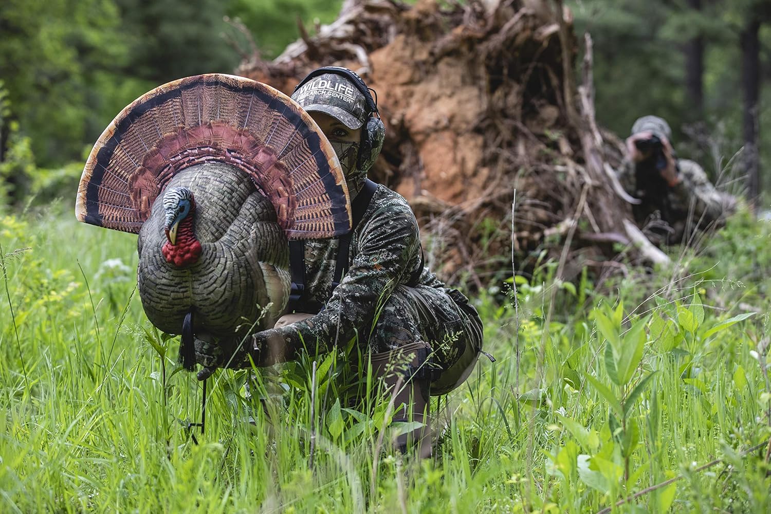 The Grind Turkey Decoys, Durable and Lifelike Turkey Decoy, Grind Reaper Quarter Body Strutter,Brown