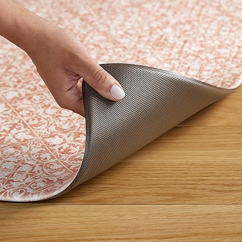 Miniatura 3 de TOWN & COUNTRY BASICS Comfort Plus - Tapete antifatiga con diseño vintage de medallones y azulejos de medallón, tapete de pasillo de cocina, tapete