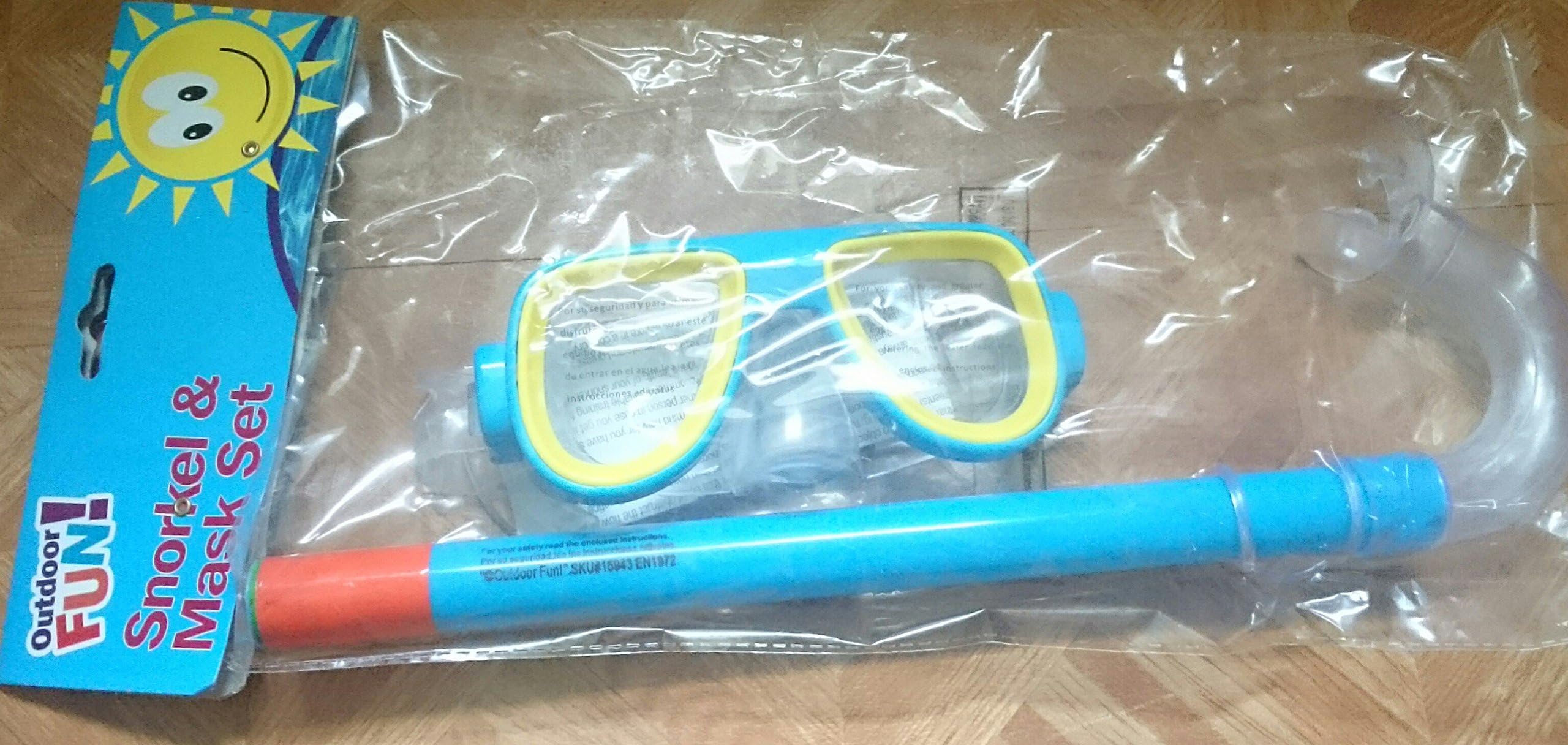 Blue Mask & Snorkel Set for kids