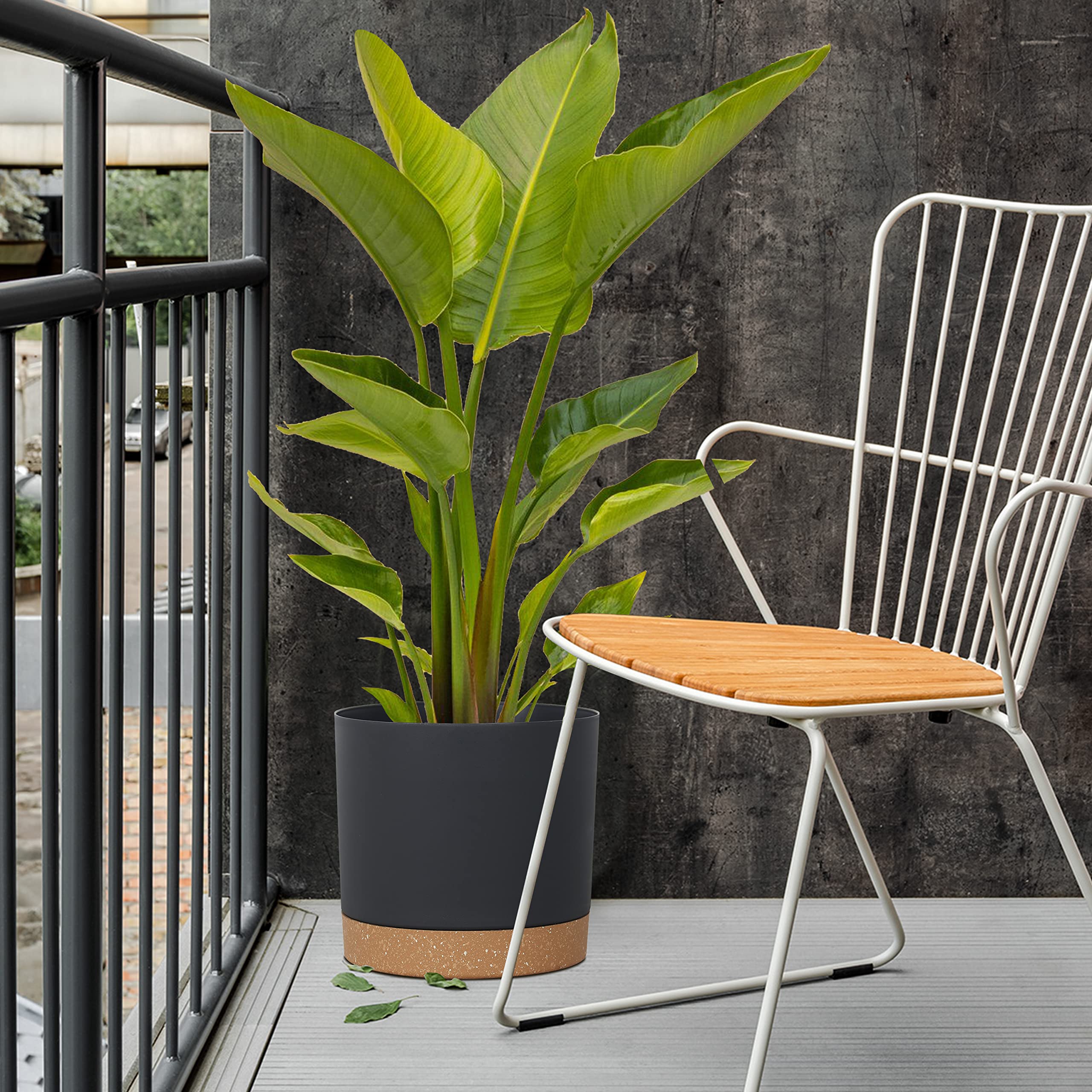 Lucieblessdesign Lot De 2 Pots De Fleurs Suspendus Pour Plantes D'intérieur Et D'extérieur De 30