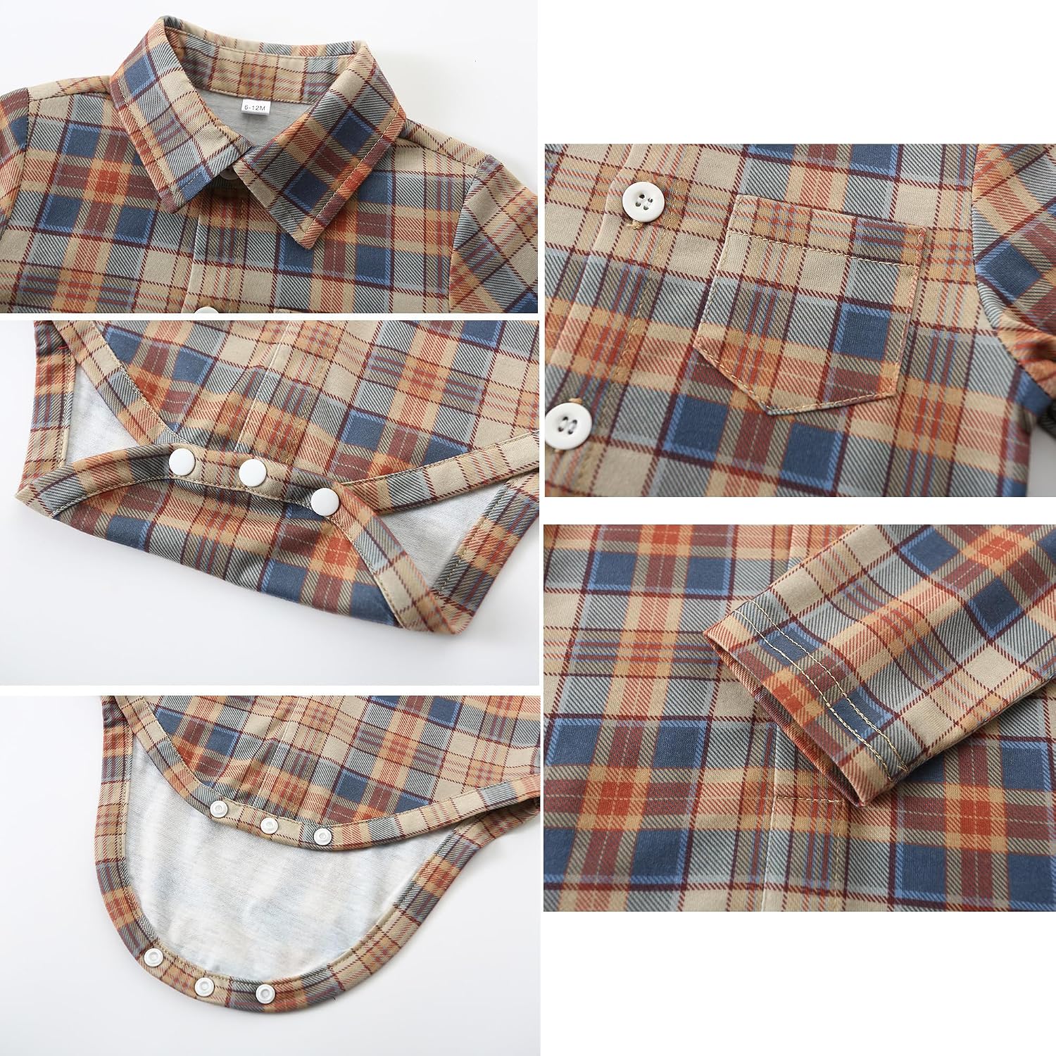 Kimocat Baby Boys Gentleman Outfits Suits Long Sleeve Shirt Suspenders Pants Bow Tie Clothes Set