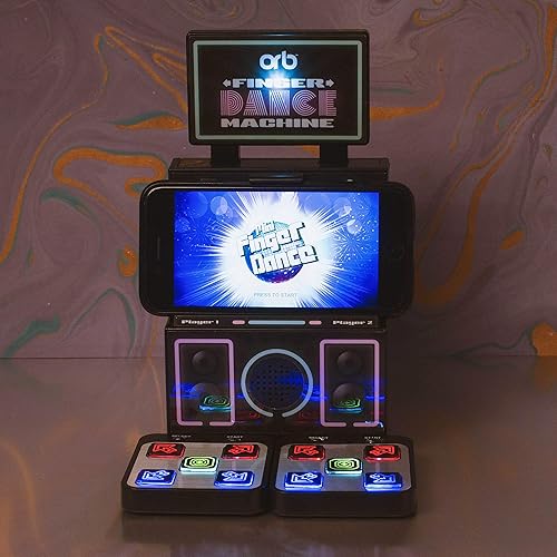 Miniatura 6 de Thumbs Up Retro Games Console Arcade Finger Dance Mat Máquina de consola de mano, compatible con iPhone, Samsung y otros teléfonos inteligentes