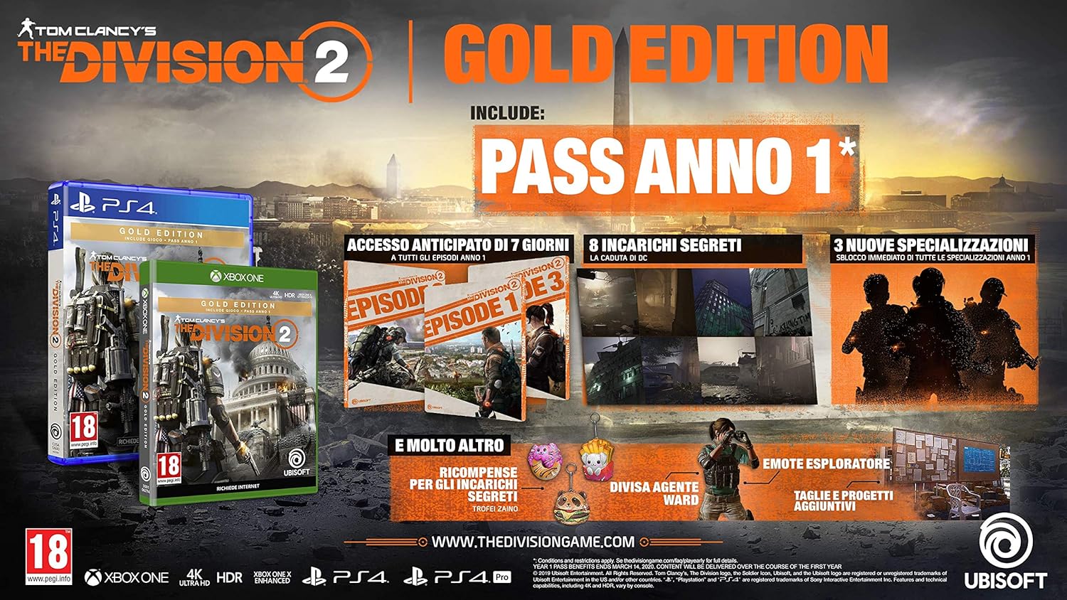 The Division 2 - Gold Edition - PlayStation 4