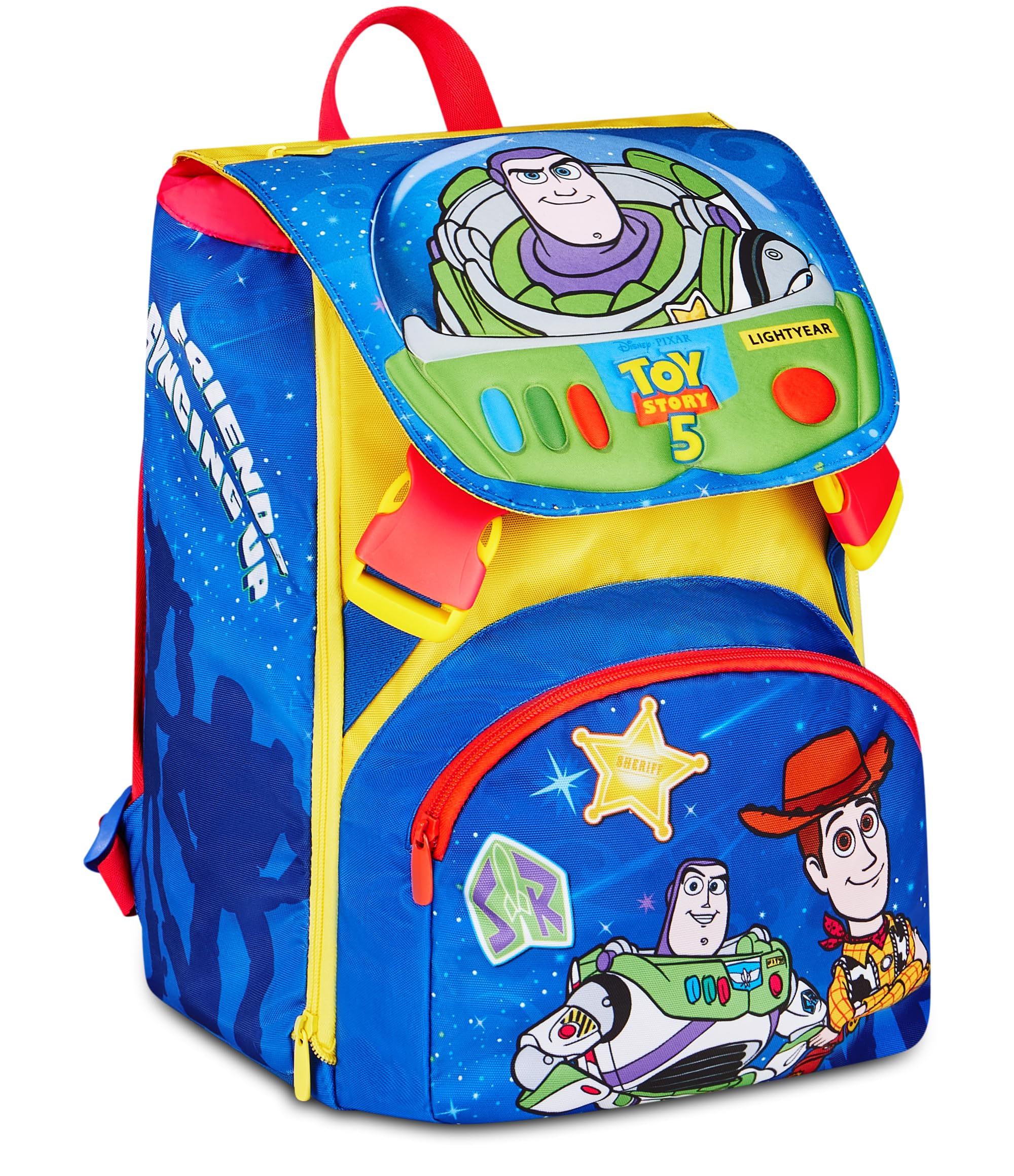 Seven Toy Story Zaino Estensibile, Volume Regolabile, Doppio Scomparto, Tasca Porta Borraccia, Scuola e Tempo Libero, Bambine e Ragazze, viola