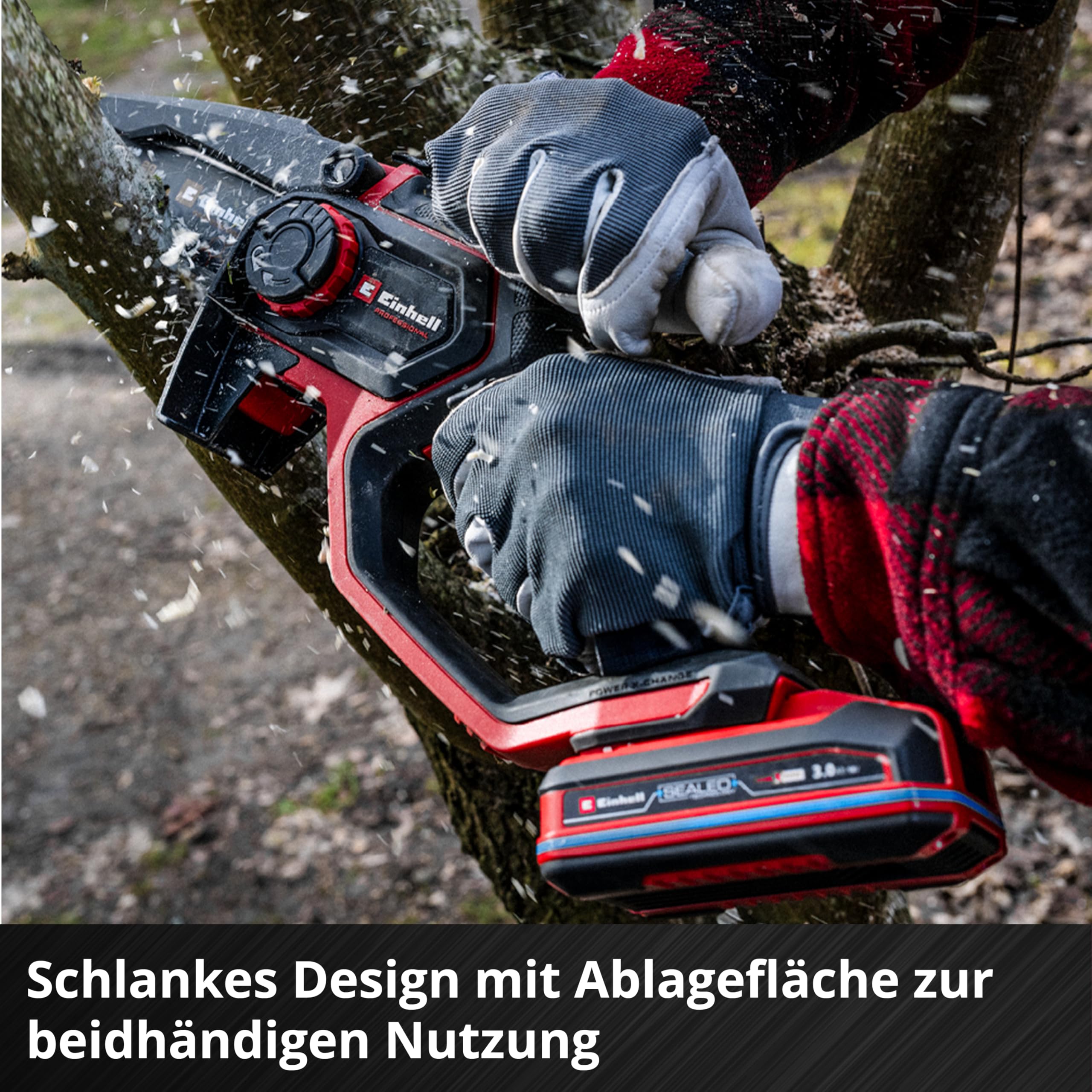 Einhell Professional Akku-Astkettensäge GP-PS 18/20 Li BL-Solo Power X-Change (18 V, 15 cm Schnittlänge, Brushless, 8 m/s Kettengeschwindigkeit, autom. Kettenschmierung, ohne Akku)