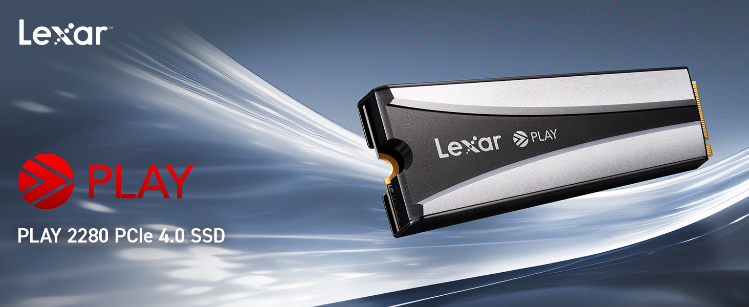 Amazon.com: Lexar 4TB Play SSD with Heatsink PCle Gen 4x4 NVMe M.2
