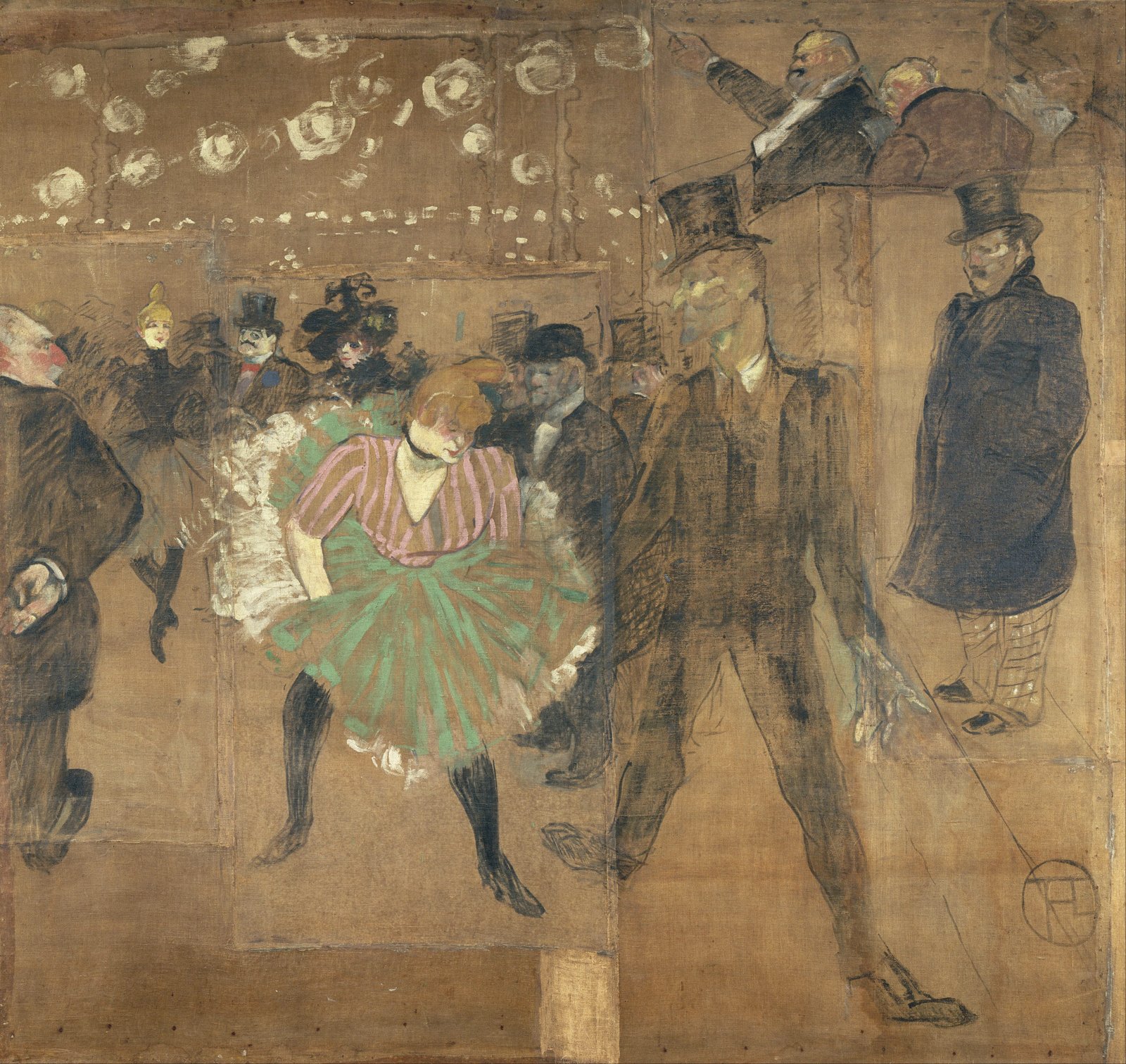 Henri De Toulouse-Lautrec Panneaux pour La Baraque pour revivre l'effervescence du cabaret de Paris