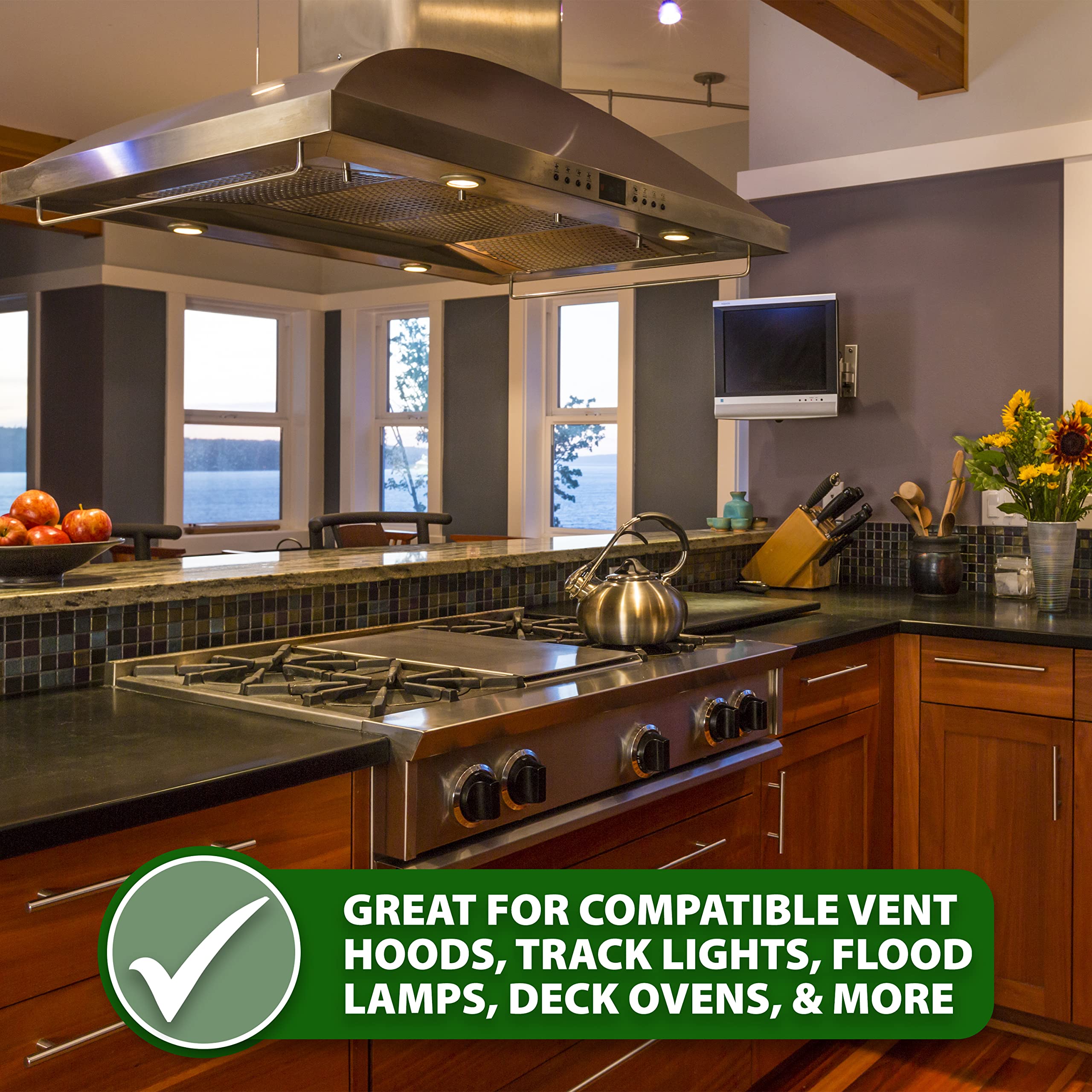 Snapklik.com : MR16 GU10 50W Dimmable Halogen Light Bulbs For Vent Hood ...
