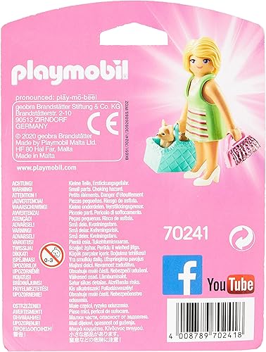Miniatura 4 de Playmobil 70241 Playmo-Friends Mujer con cachorro, divertido juego de roles imaginativo, juegos adecuados para niños a partir de 4 años
