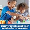 Learning Resources Fiesta sorpresa de conteo, juguetes Montessori para niños pequeños, actividades preescolares de apilamiento, juego de colores, habilidades motoras finas, regalos 3
