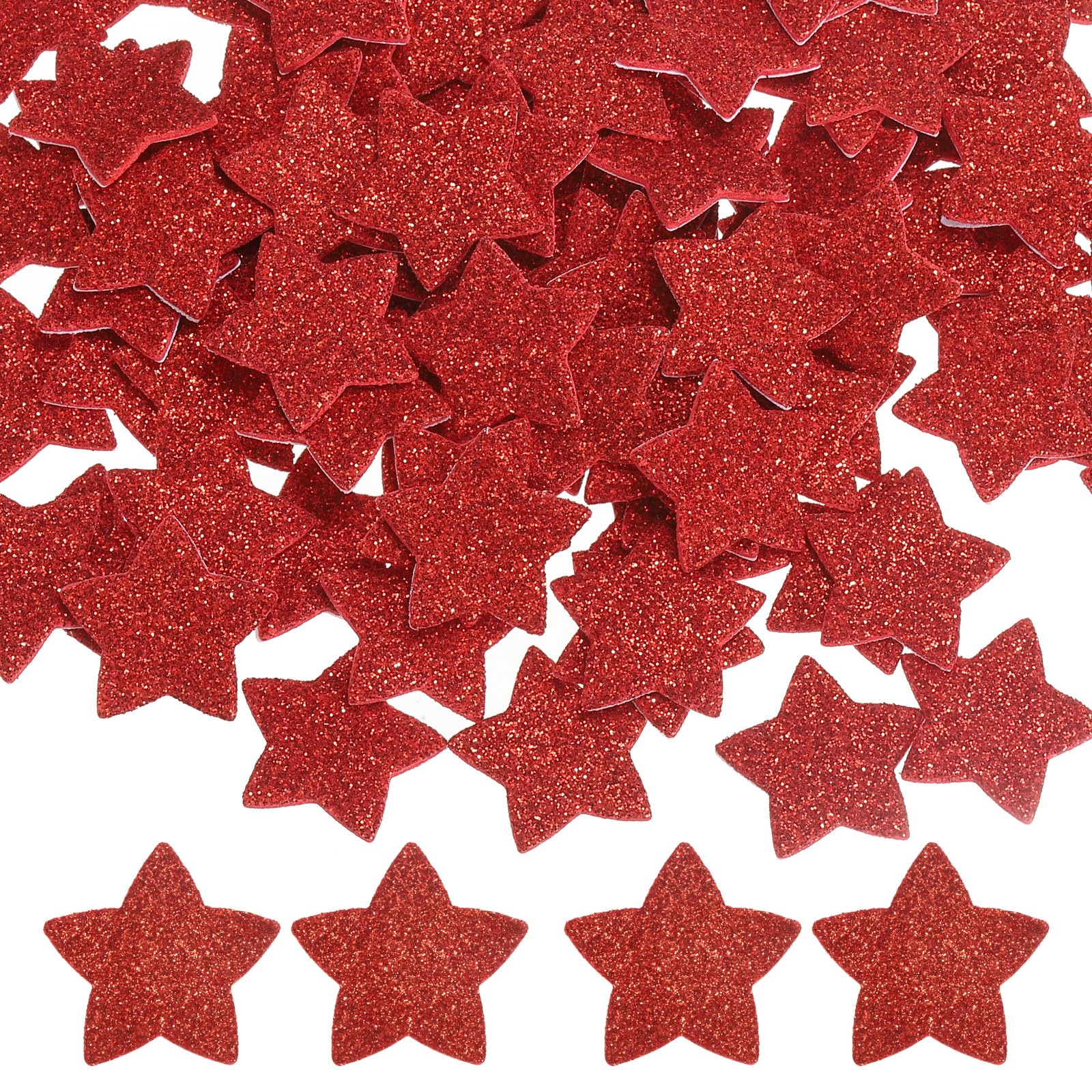Autocollants en mousse astre rouge PATIKIL, lot de 120 pièces pour loisirs créatifs