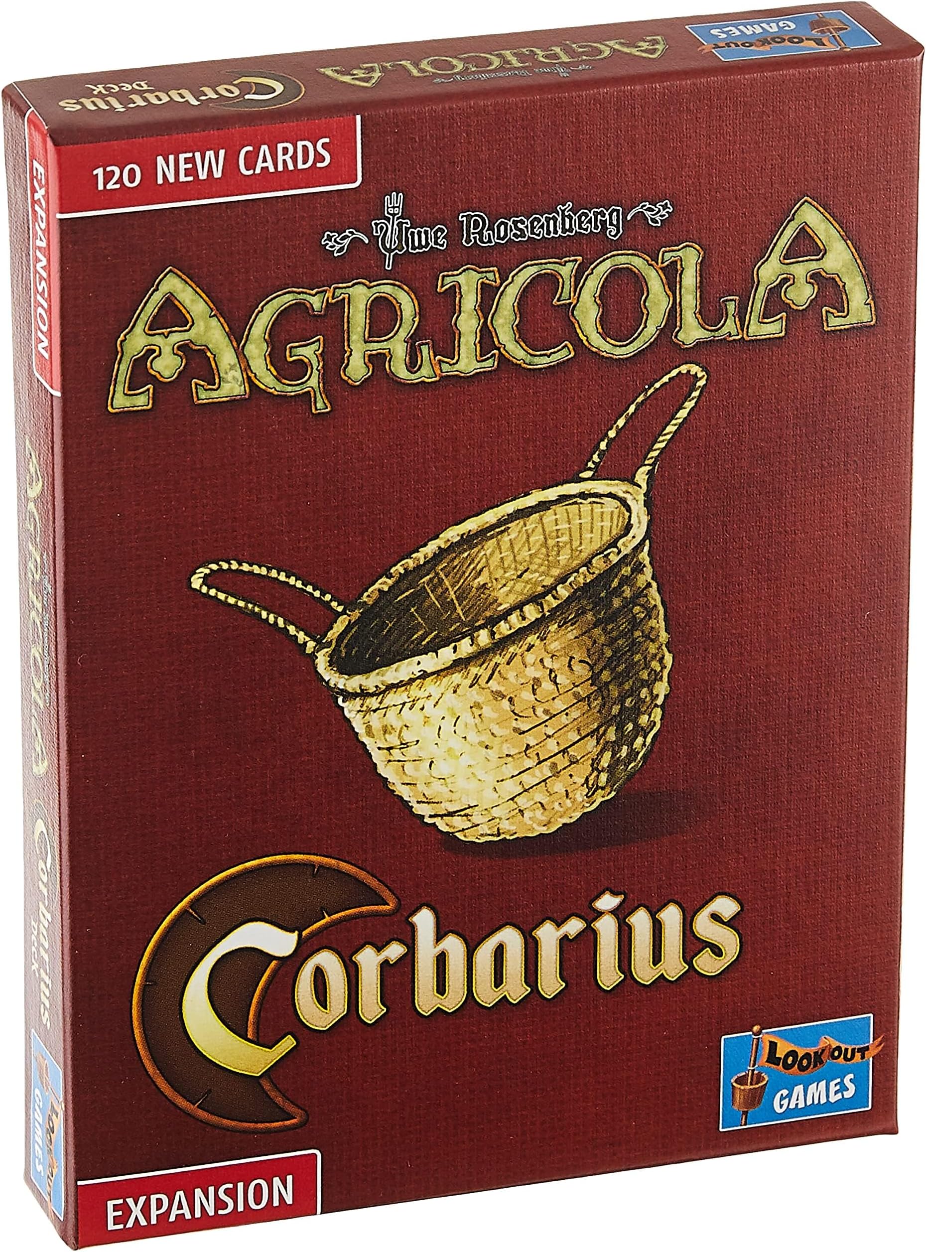 Agricola (Revised Edition) Corbarius Deck Expansion | Strategy Game | Farming Game for Adults and Teens | Advanced Board Game | Ages 12+ | 1-4 Players | Avg. Playtime 90 Mins | Made by Lookout Games