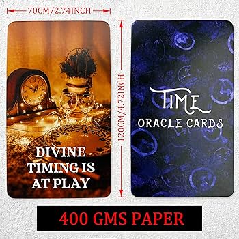 Amazon.co.jp: Sacred Time Oracleデッキ、神のタイミングオラクル
