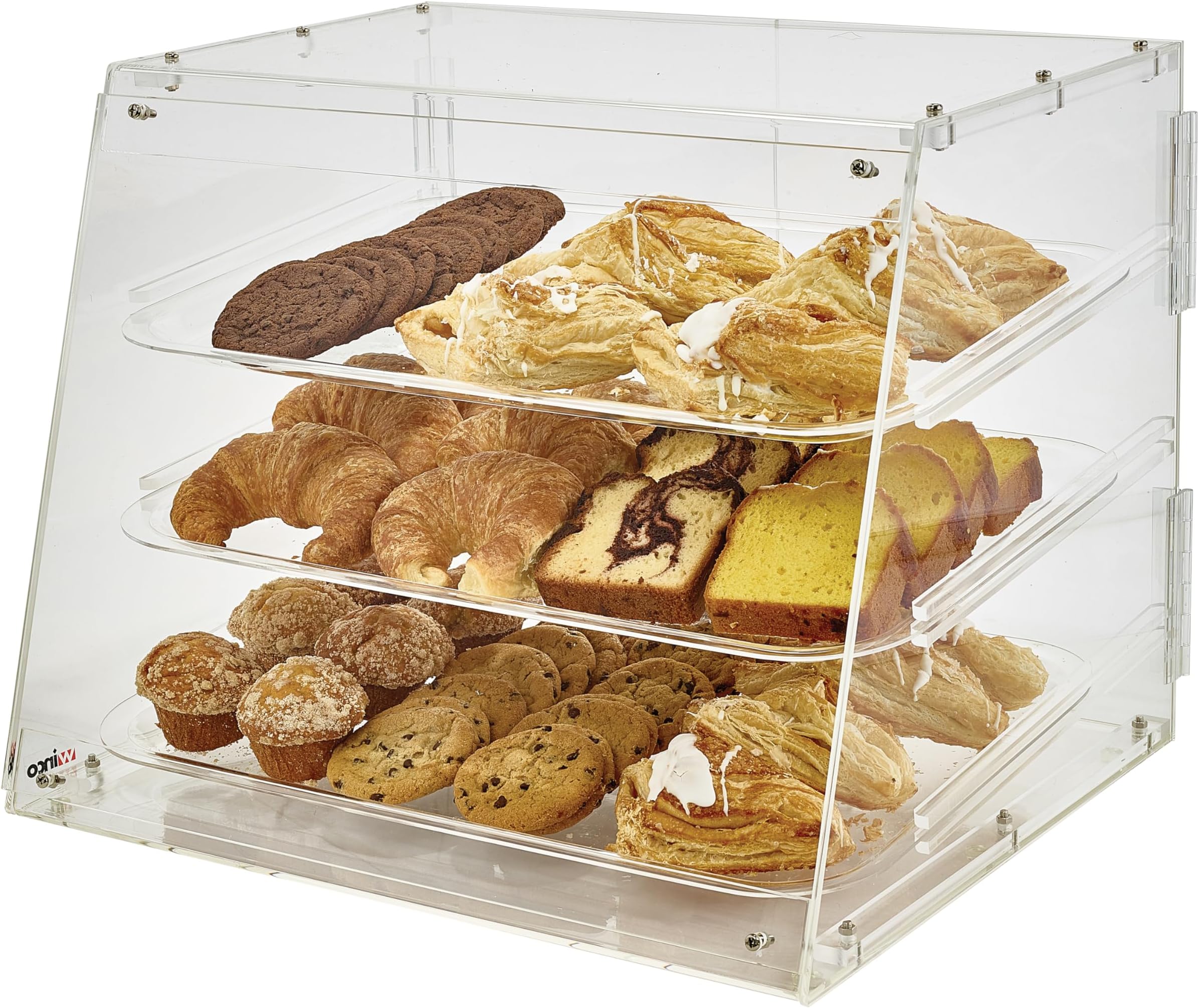 Winco 3-Tier Pastry Display Case, Acrylic