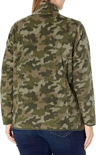 Miniatura 6 de Tienda Essentials - Chaqueta de vellón polar suave para mujer, de corte clásico y con cremallera completa (disponible en talla extragrande)