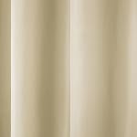 Exclusive Home Curtains Indoor/Outdoor Solid Cabana Grommet Top Curtain Panels, 54"x96", Natural, Set of 2