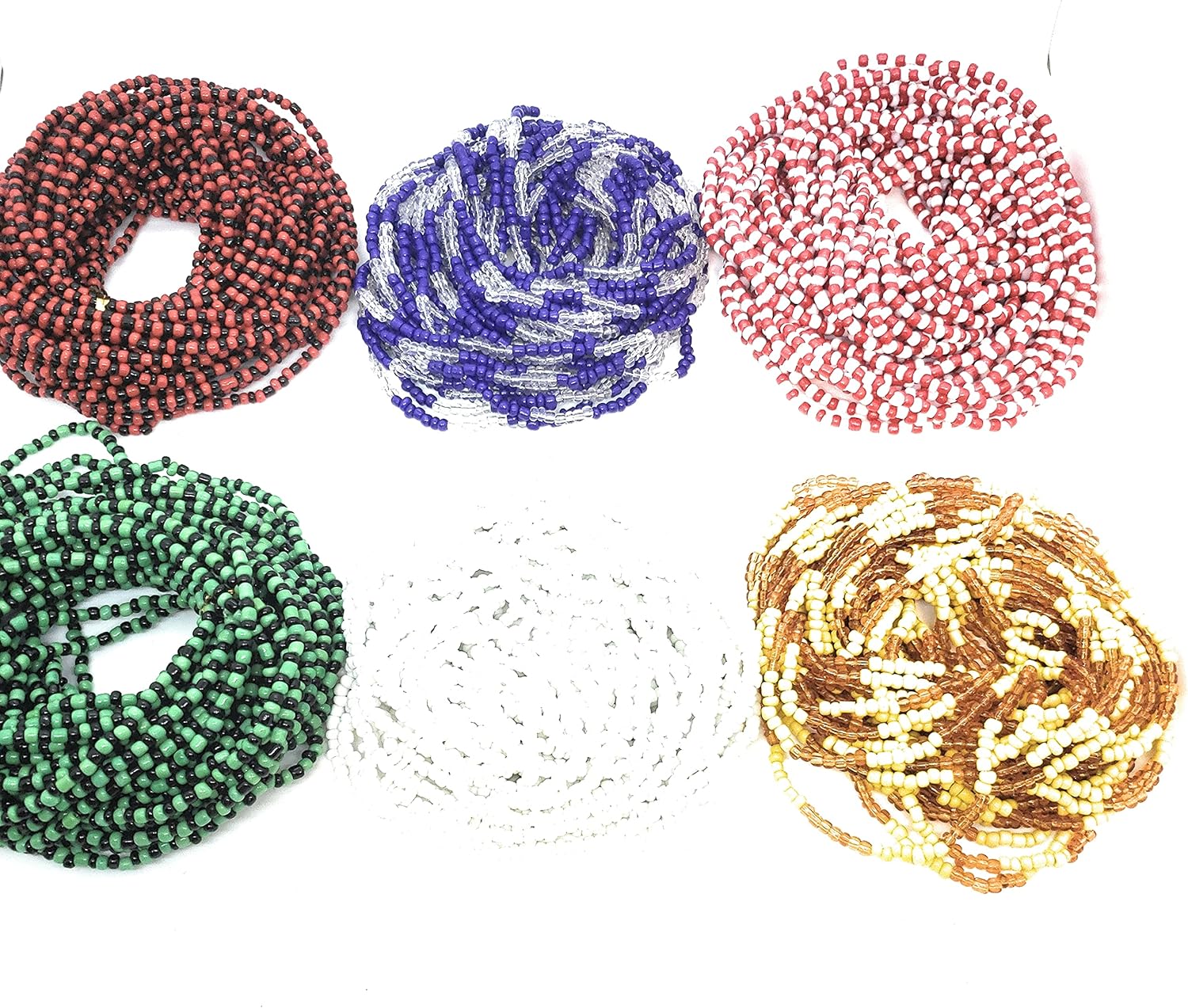 SINGLES NECKLACE FOR EACH ORISHAS PER DOZENS PLASTIC BEADS/DOZENAS DE COLLARES PARA CADA ORICHA CUENTAS PLASTICAS