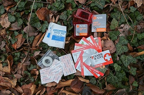 Miniatura 4 de UST - Kits educativos al aire libre con tarjetas impermeables, herramientas y estuche hermético para senderismo, camping, mochilero, caza y