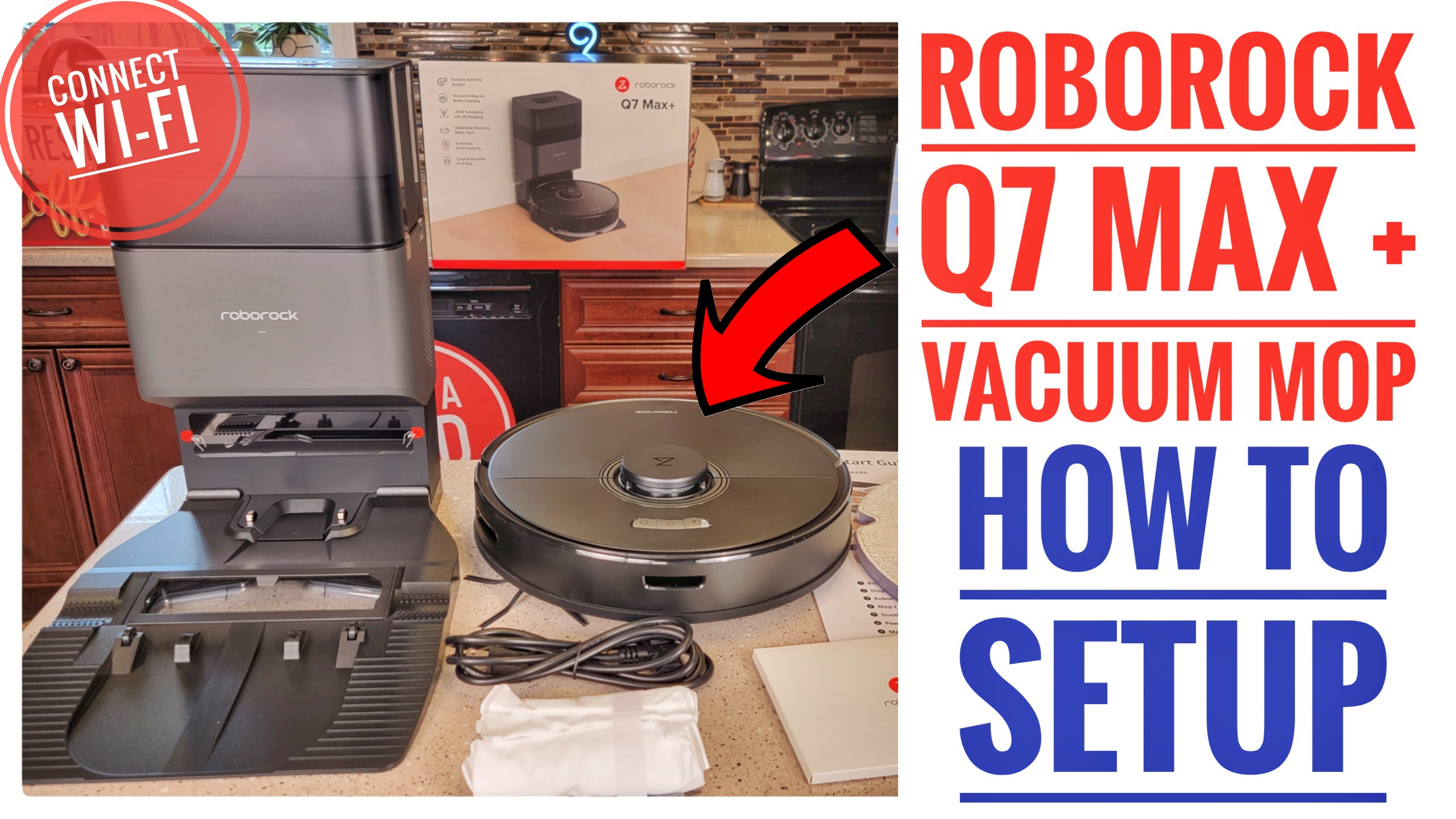 Watch roborock Q7 Max Robot Vacuum Unboxing & Setup Wi-Fi on