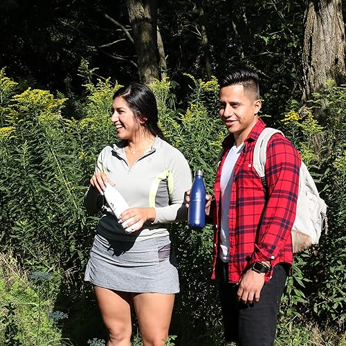 Miniatura 4 de Aquapelli Botella deportiva aislada al vacío, 16 onzas, azul Blueprint