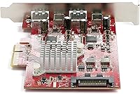 Vista 4 de StarTech. com Tarjeta PCIe USB de 4 puertos - Tarjeta de expansión PCI Express USB de 10 Gbps con 2 controladores - 2 puertos USB-C y 2 puertos